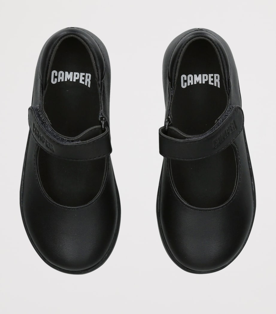 Camper Leather Spiral Comet Mary Janes Black Image 3