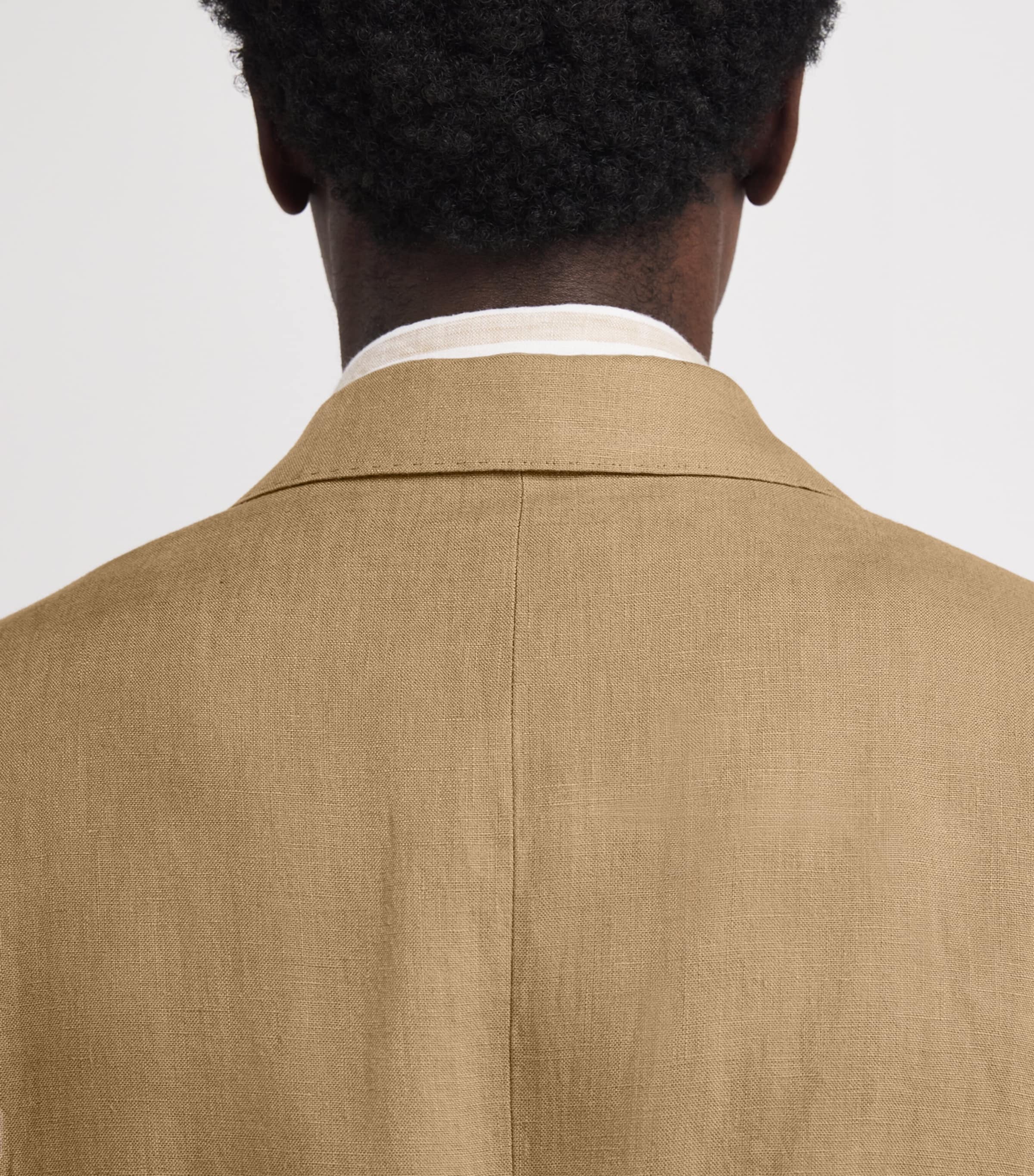 Linen Blazer KHAKI Image 6