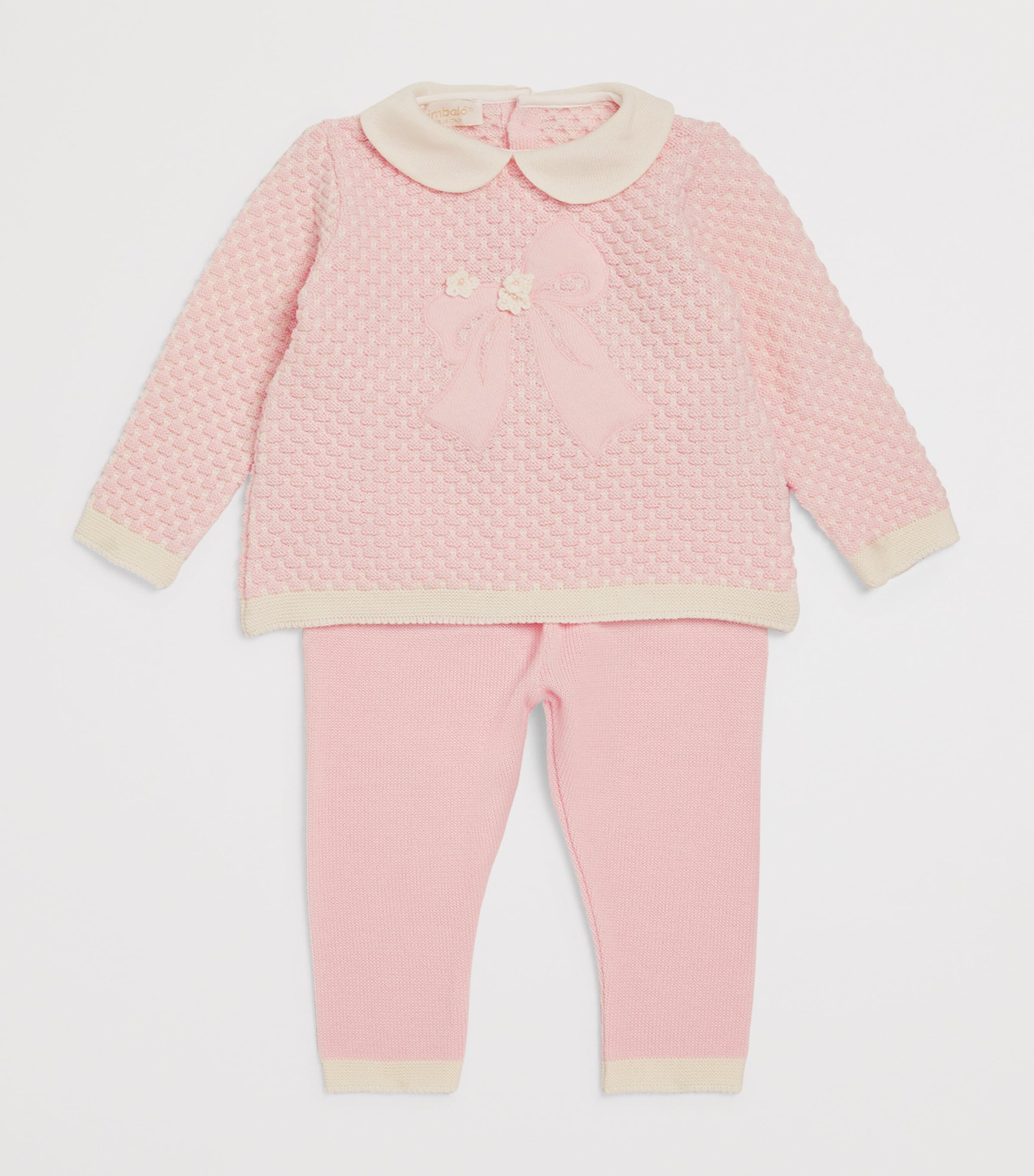Wool Top and Trousers Set (1-24 Months) BL/RS Image 3