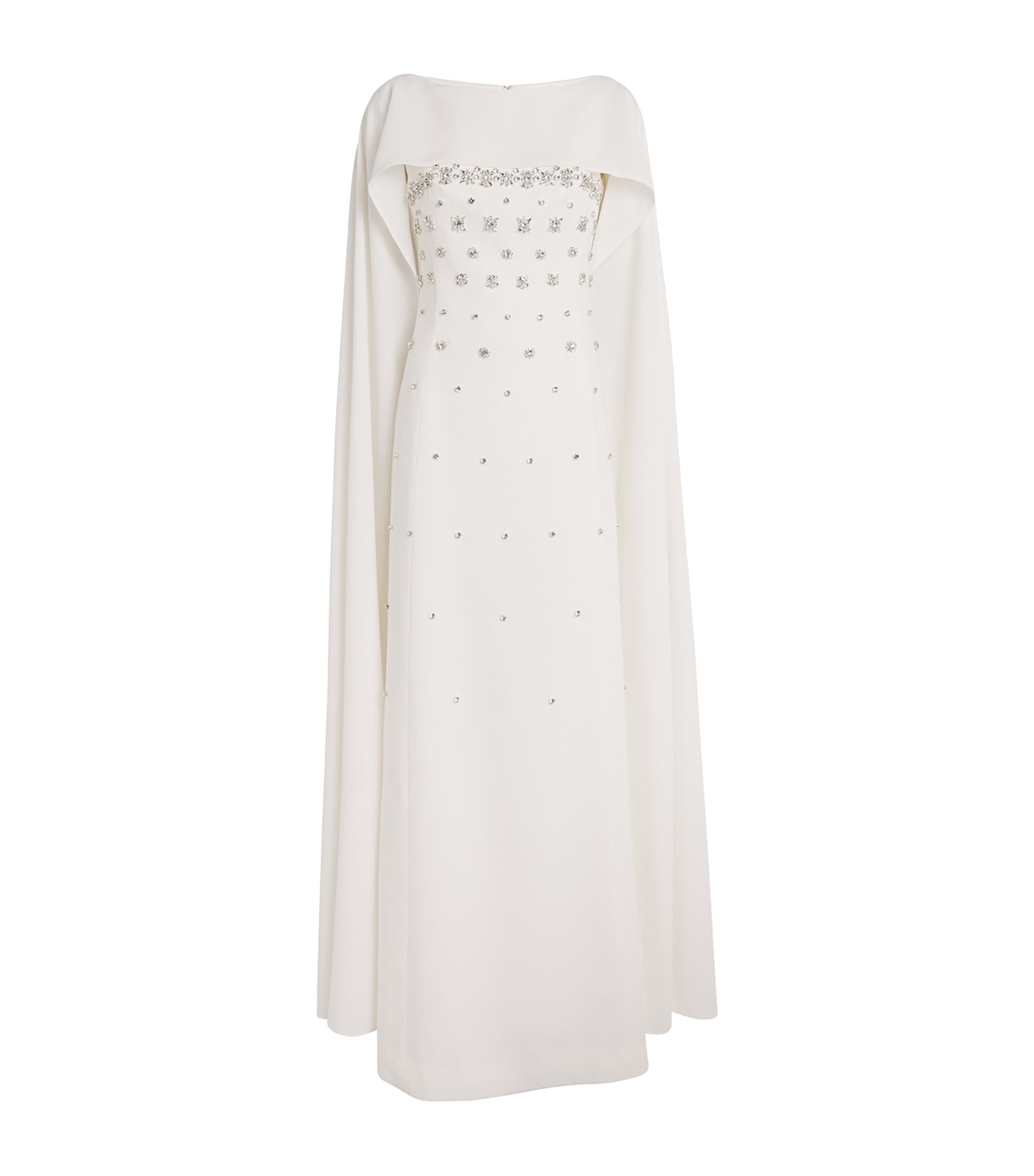 Huishan Zhang Embellished Luanne Gown In White
