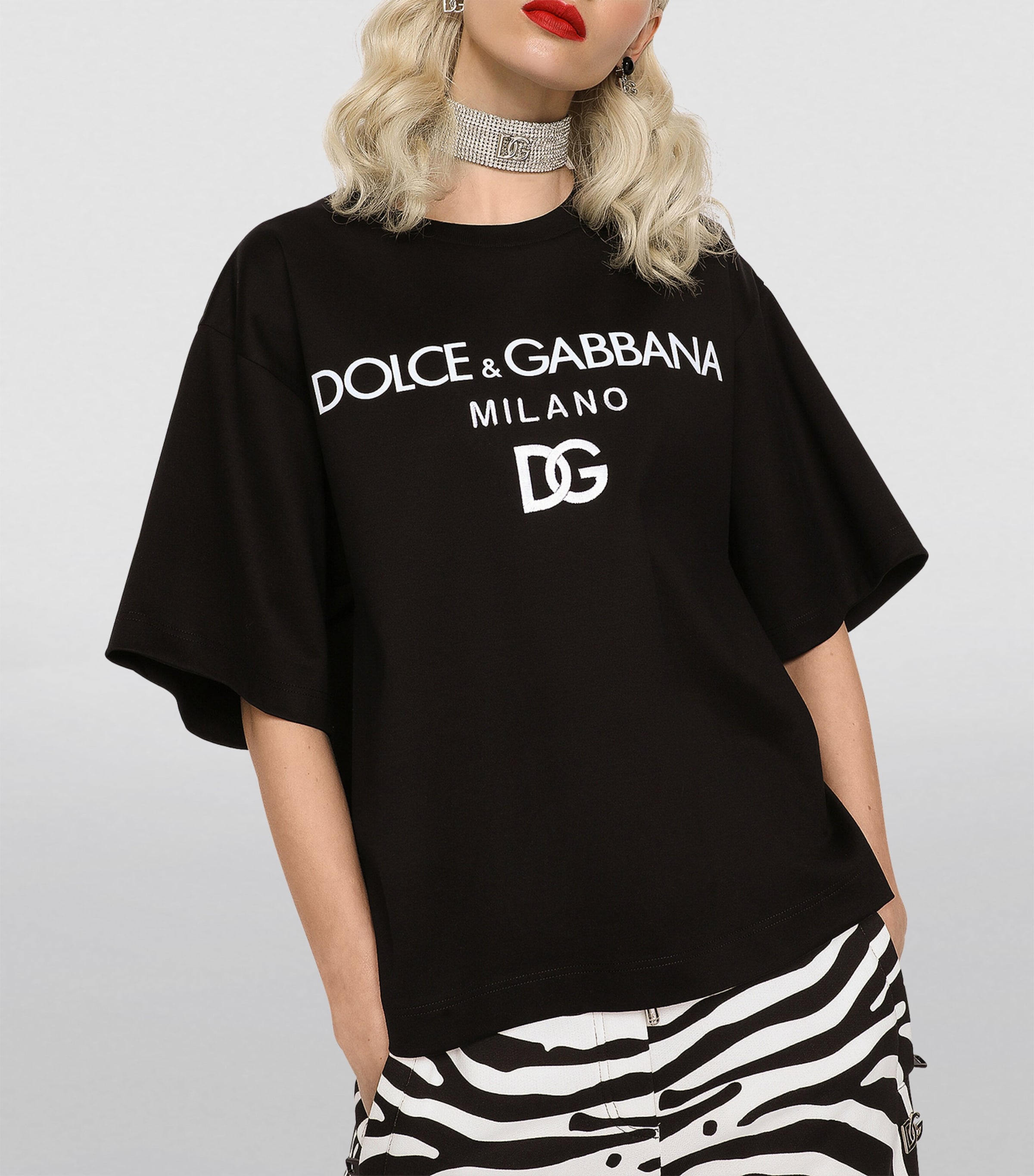 Dolce & Gabbana Oversized Logo T-Shirt | Harrods US