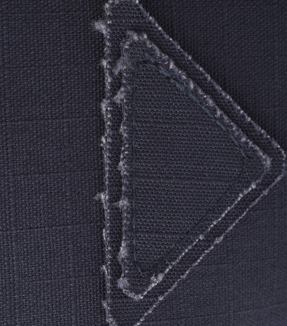 Prada Cotton Ripstop Baseball Cap Blue Image 3