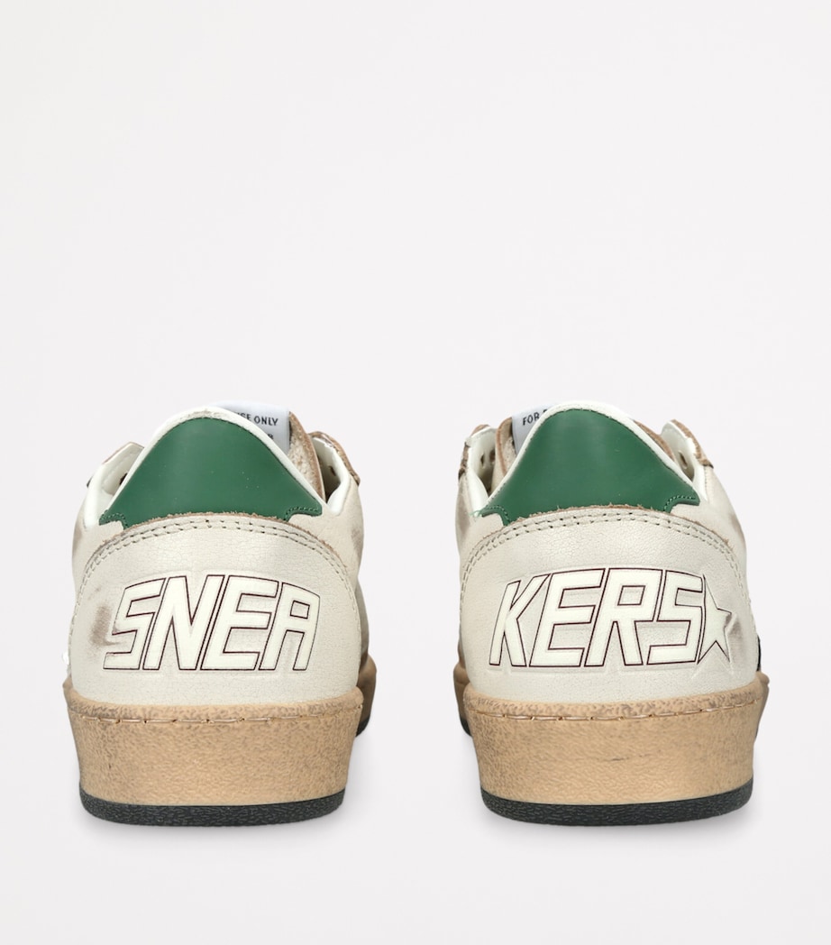 Golden Goose Leather Ballstar Sneakers White/comb Image 2