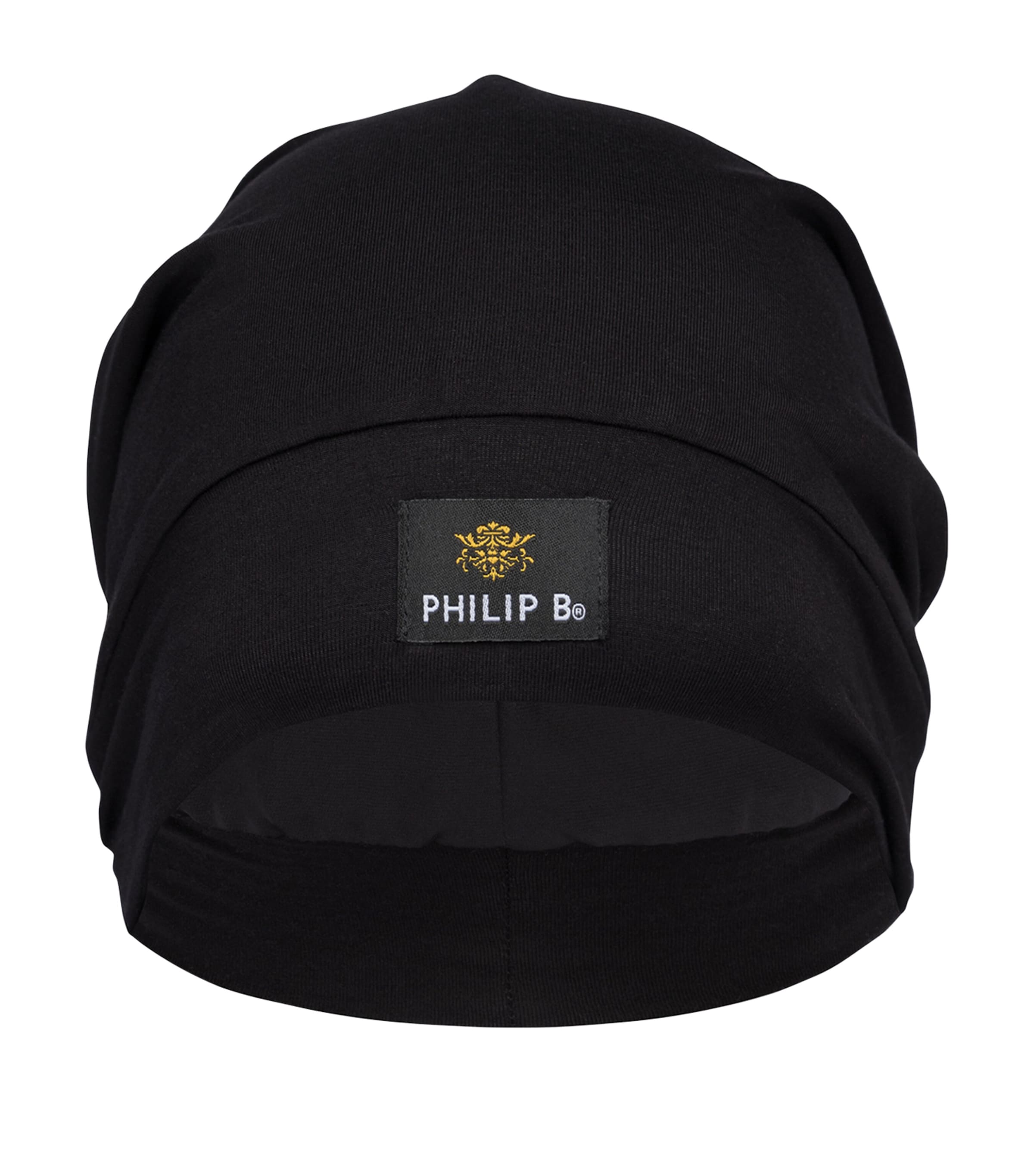 Philip B Silky Smooth Beanie In Black