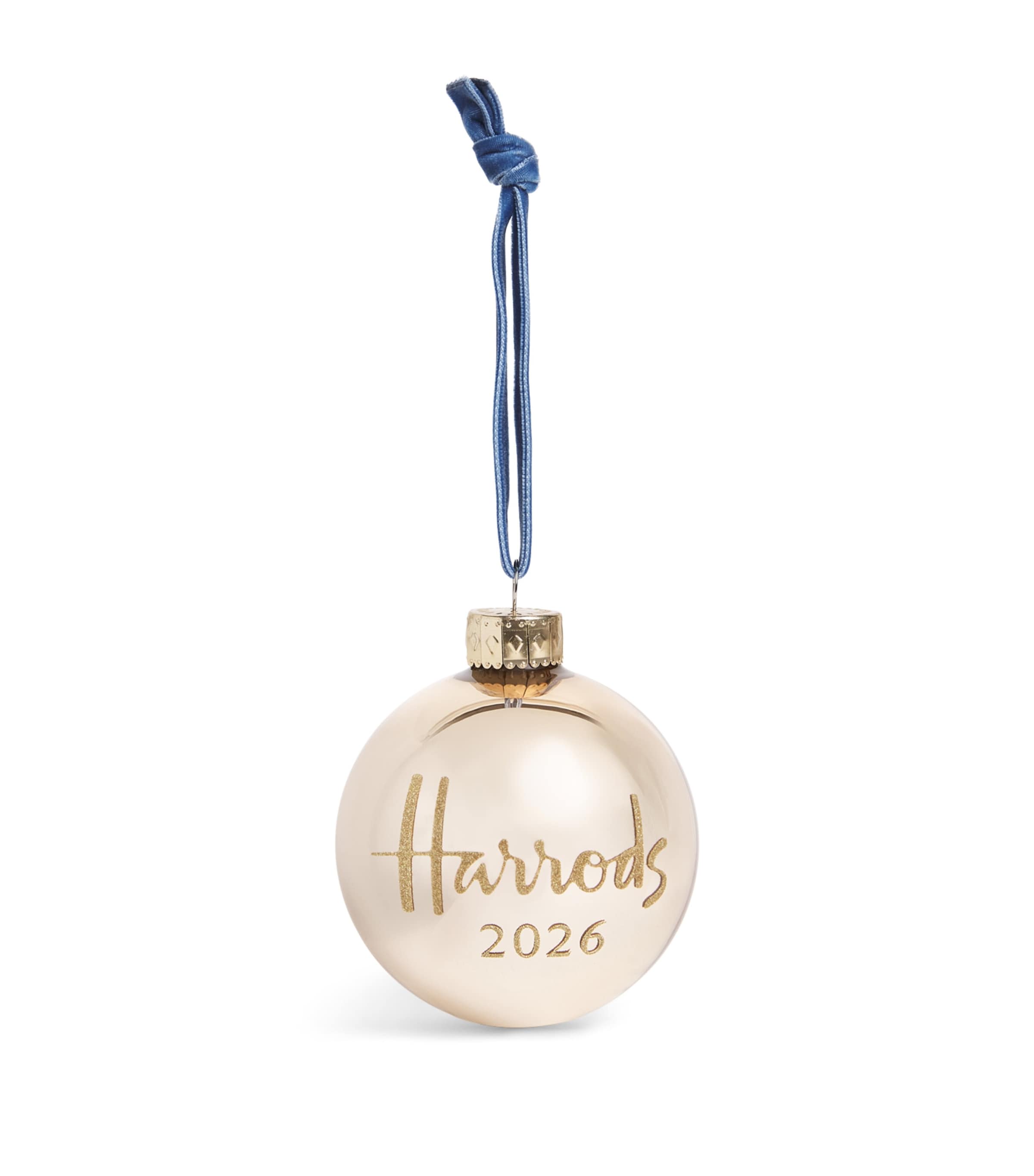 Harrods 2026 Year Bauble Gold Image 1