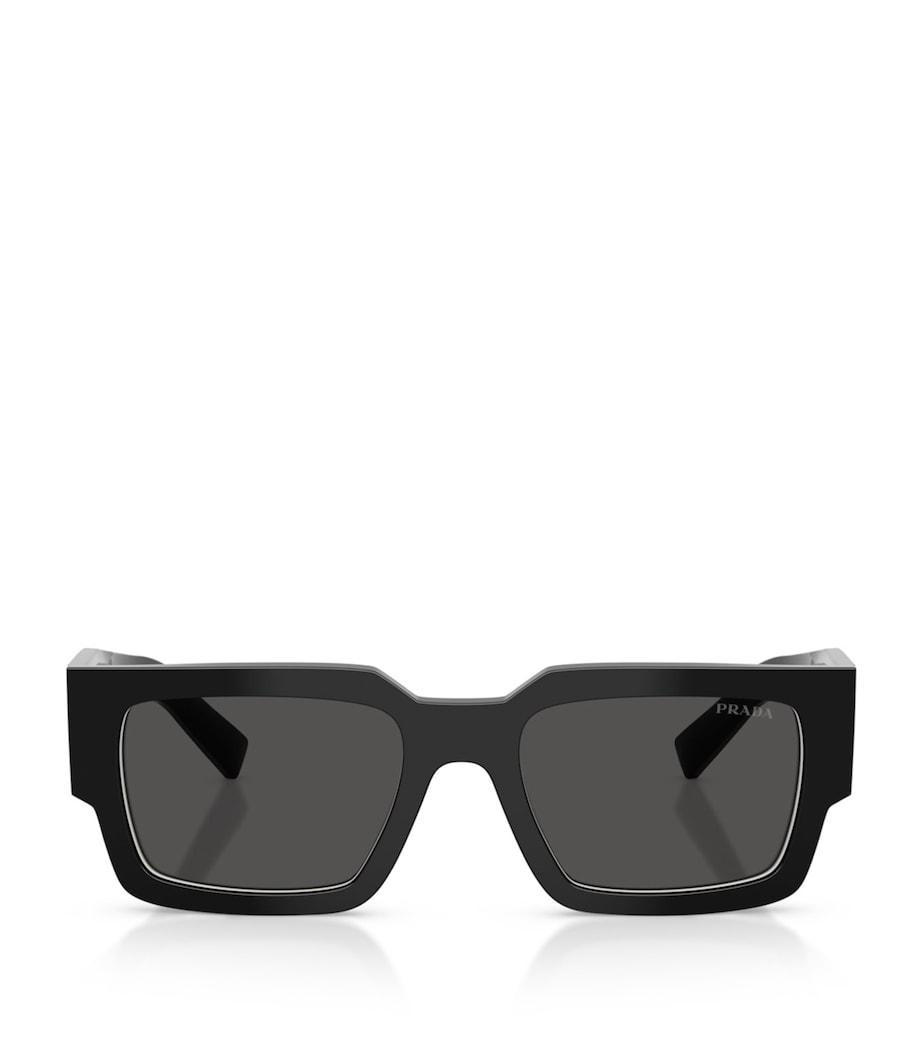 Acetate Rectangular Sunglasses 16K08Z Image 1