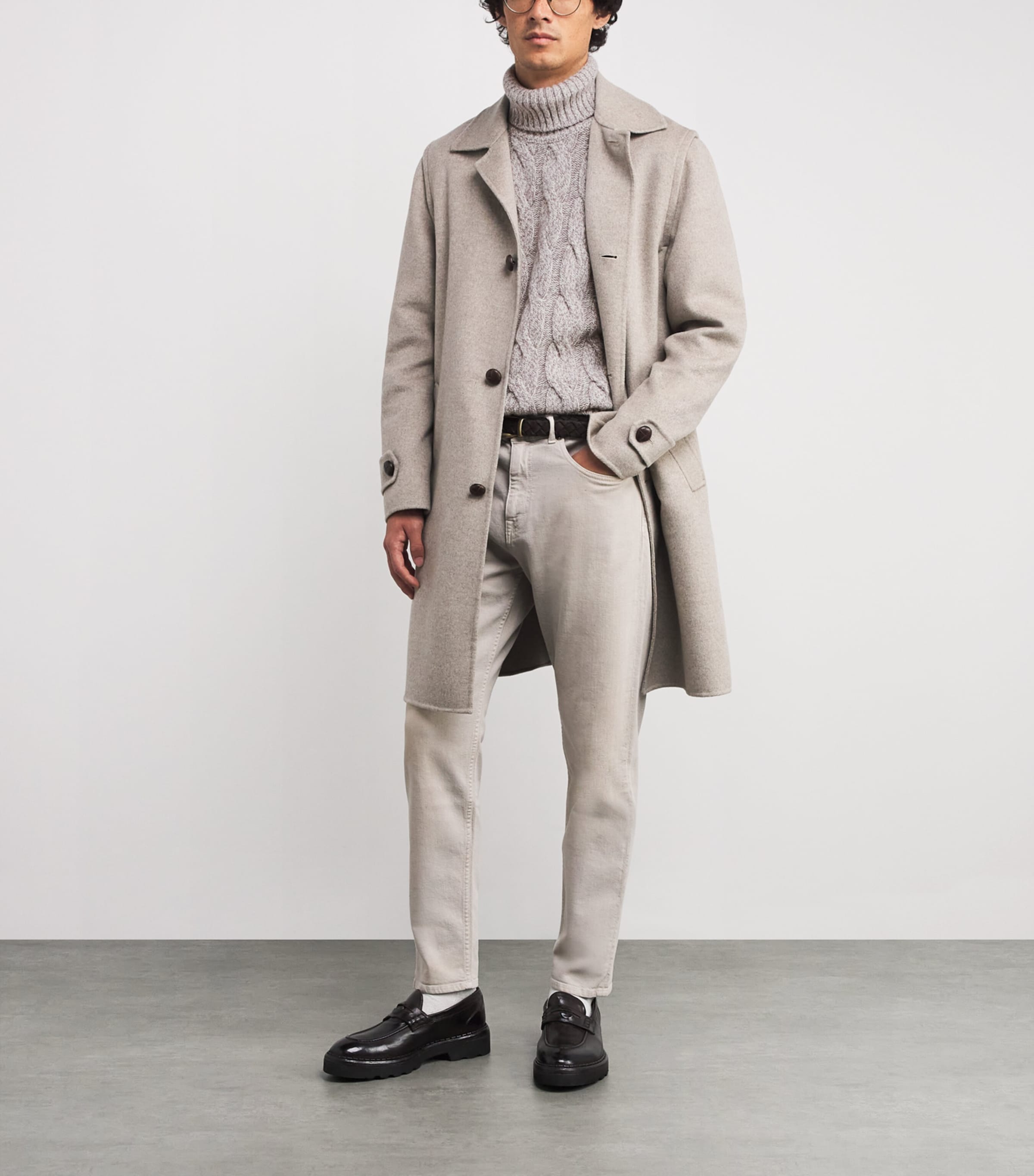 Wool Rollneck Sweater MIRTILLO Image 2