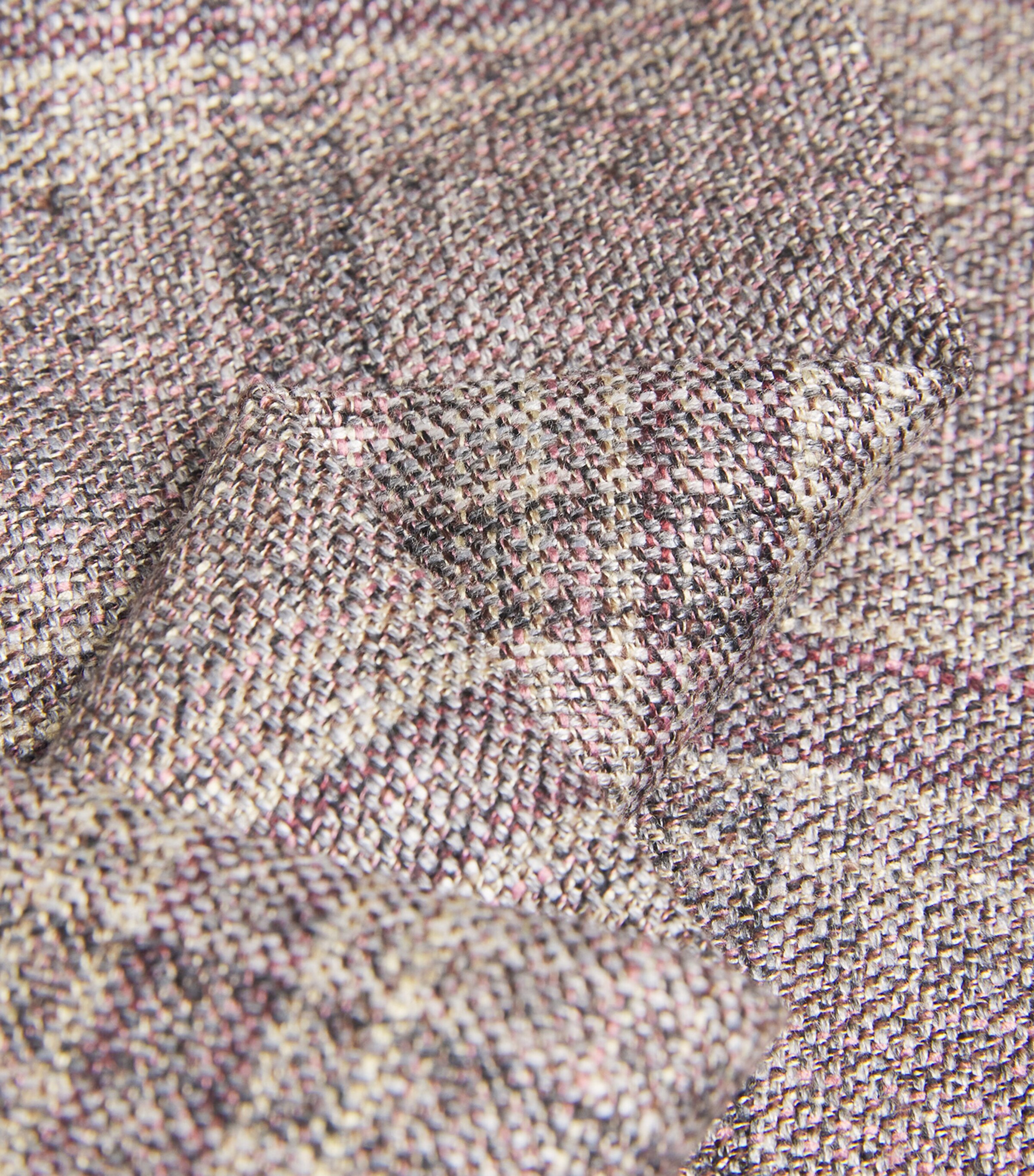 Wool-Blend Straight Trousers 708 GREY/LILAC Image 5