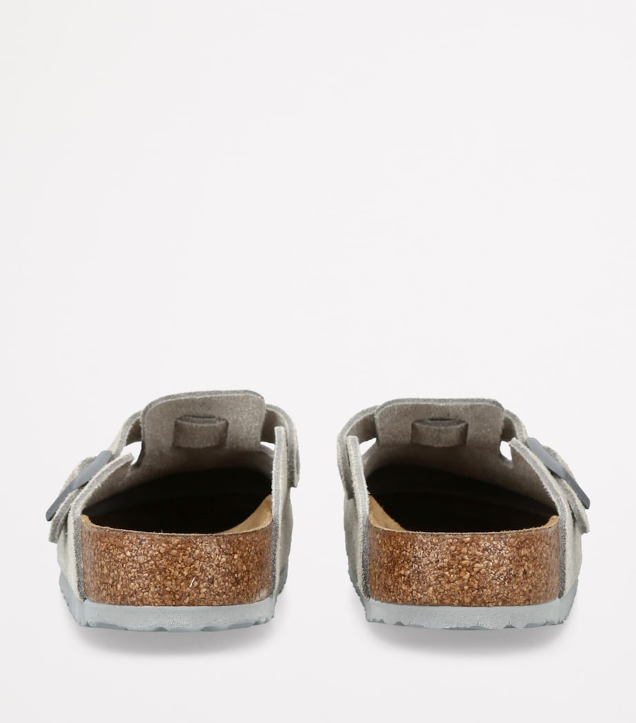 Suede Boston Clogs GREY Image 2