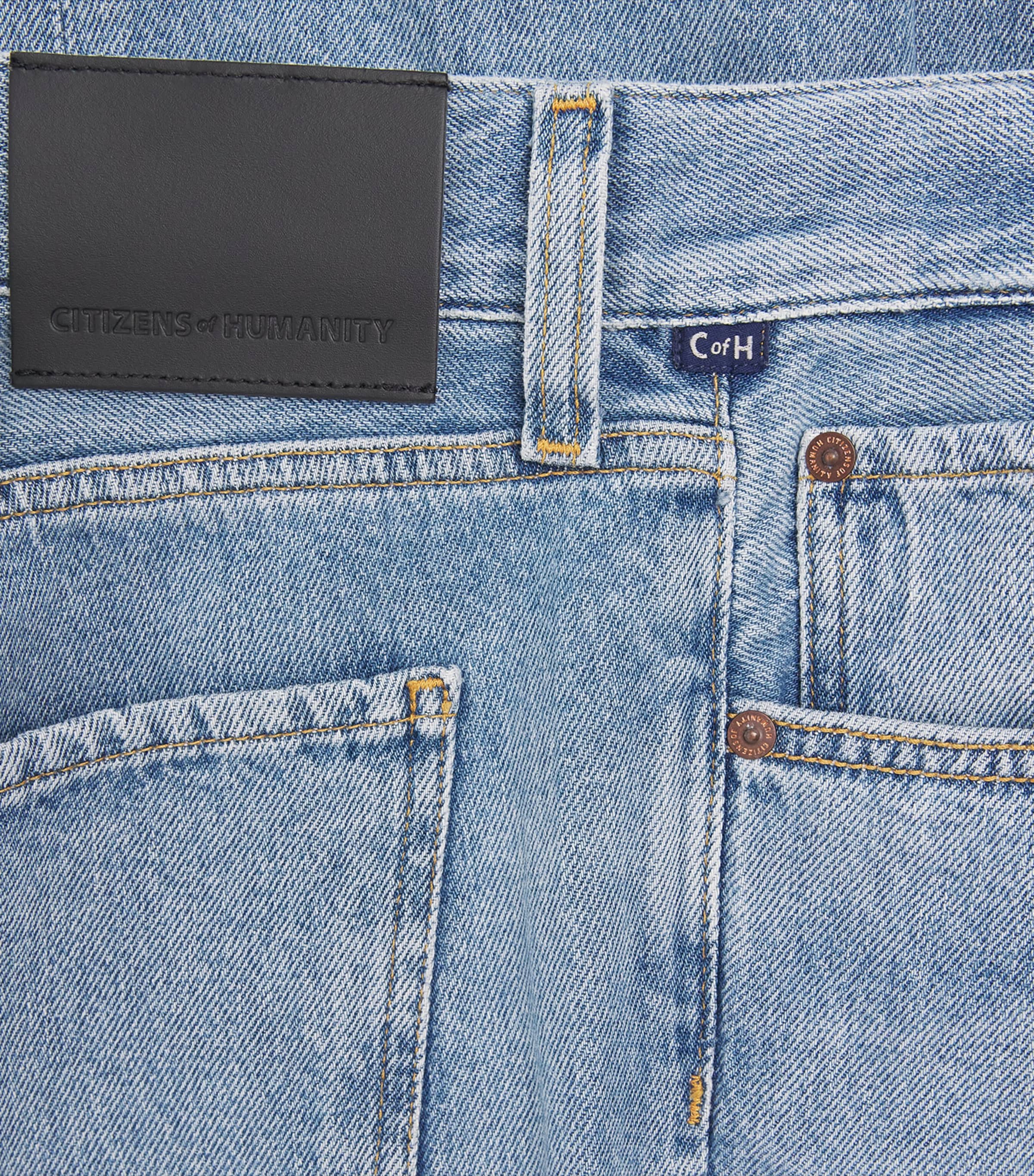 Citizens of Humanity Mens Elijah Straight Jeans Light Blue Image 6