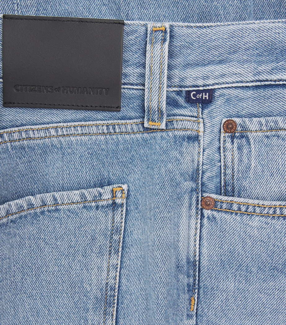 Citizens of Humanity Mens Elijah Straight Jeans Light Blue Image 6