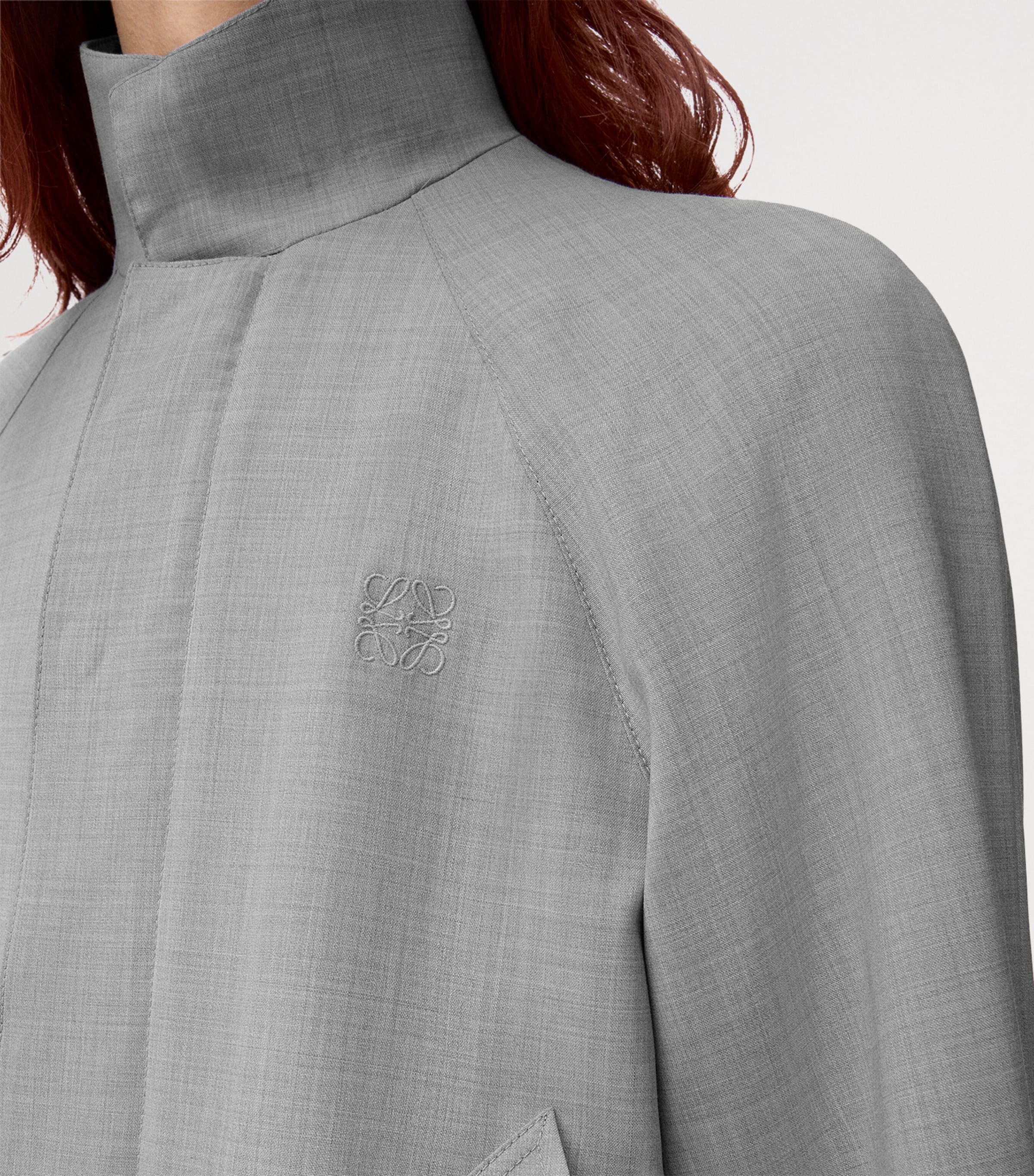 LOEWE Wool-Blend Jacket | Harrods UK