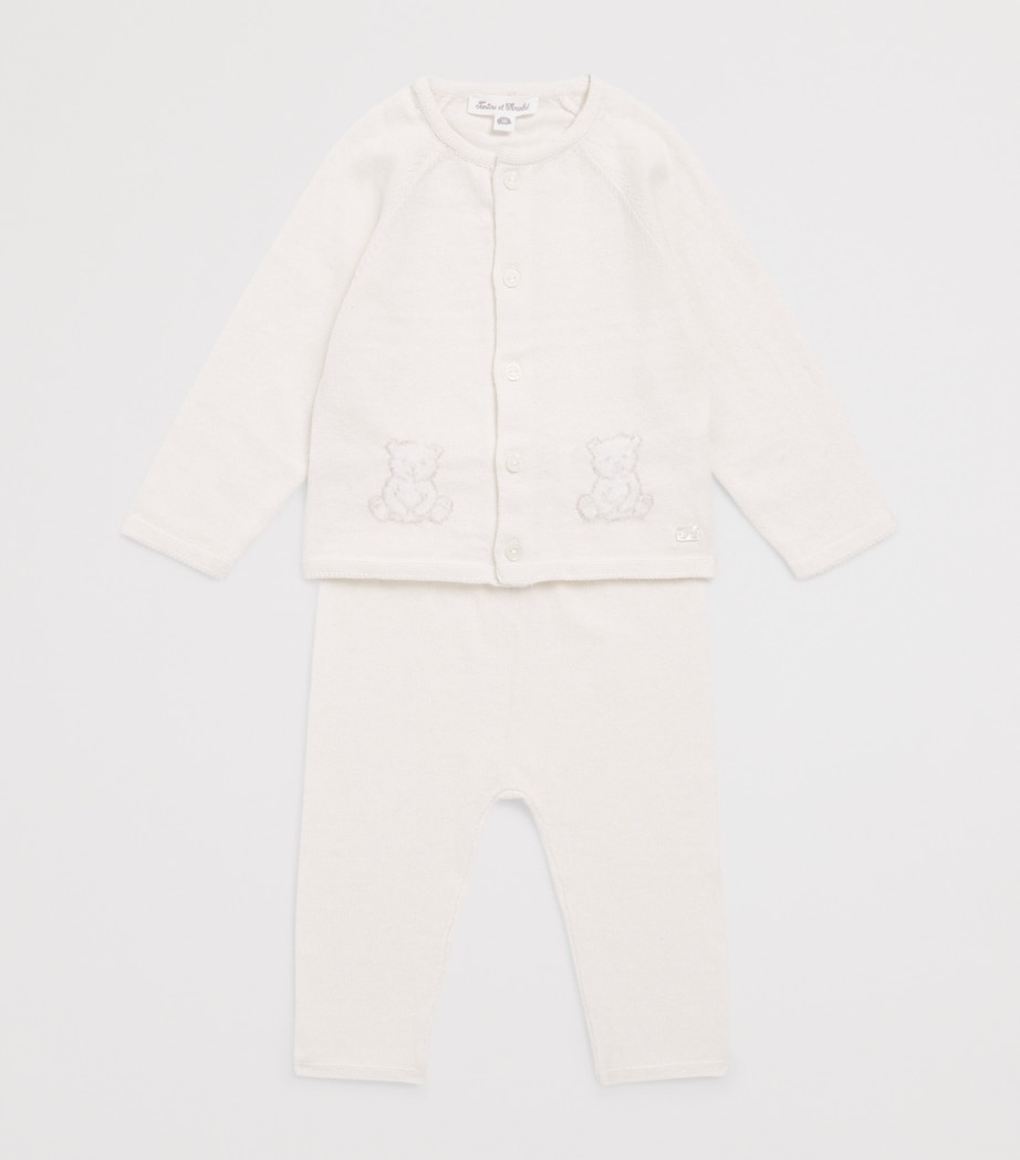 Tartine et Chocolat Cotton-Cashmere Cardigan and Leggings Set (0-24 Months) Image 3