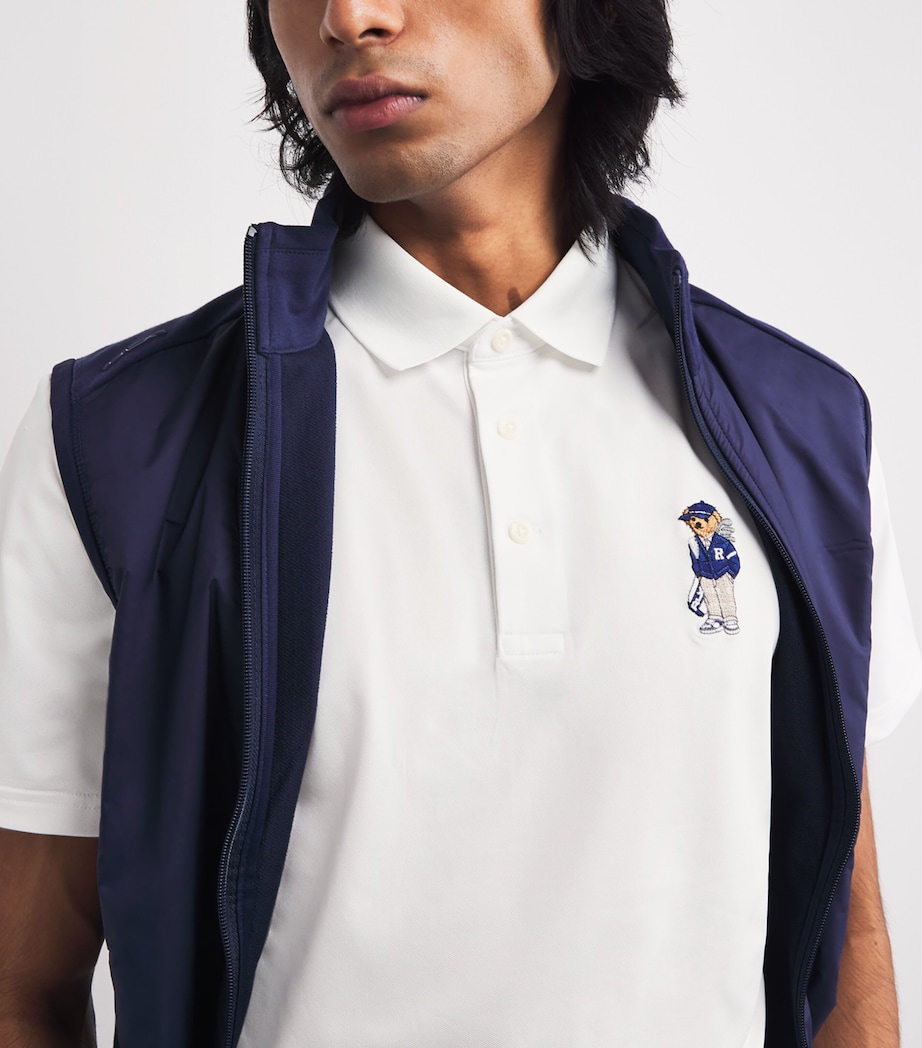 Airtech Piqué Bear Polo Shirt CERAMIC WHITE Image 6
