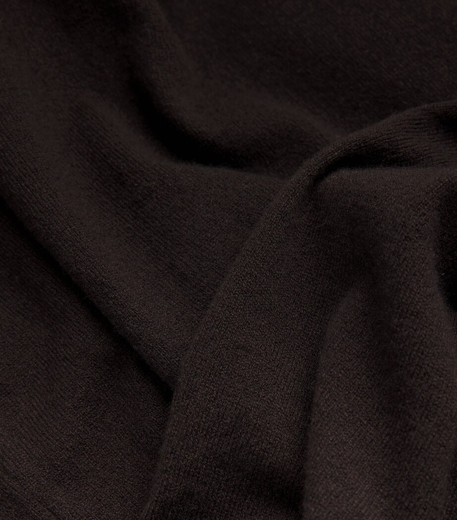 Cashmere-Blend Wide-Leg Sweatpants SB7290 MOLASSES Image 5