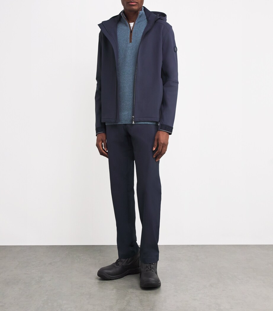 Zip-Up Technical Jacket 464 NAVY Image 2