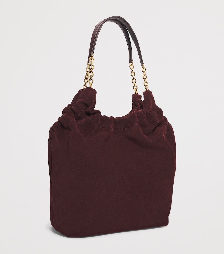 Suede Miami Shoulder Bag BURGUNDY/BURGUNDY Image 3