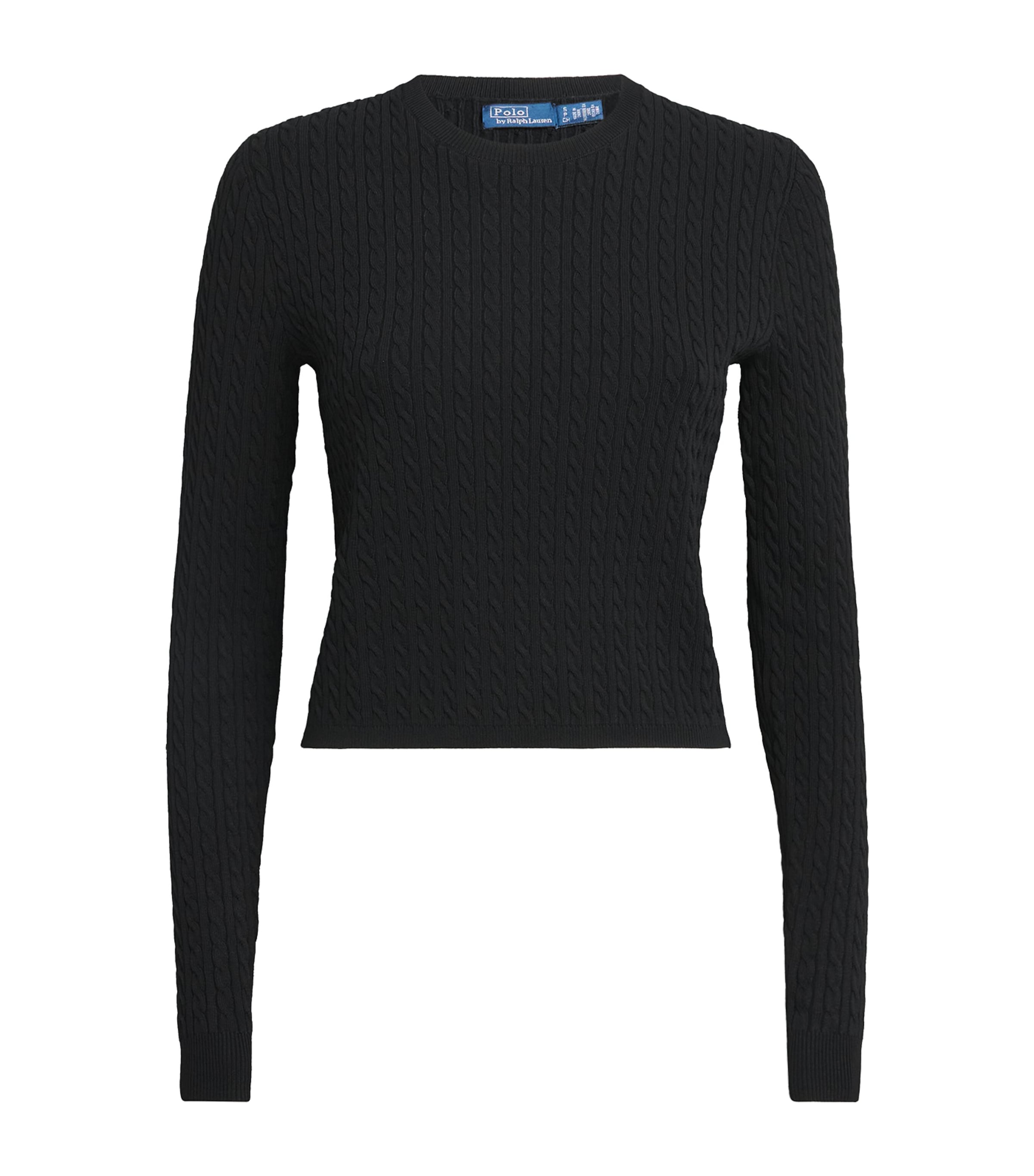 Polo Ralph Lauren Cable-knit Sweater In Black