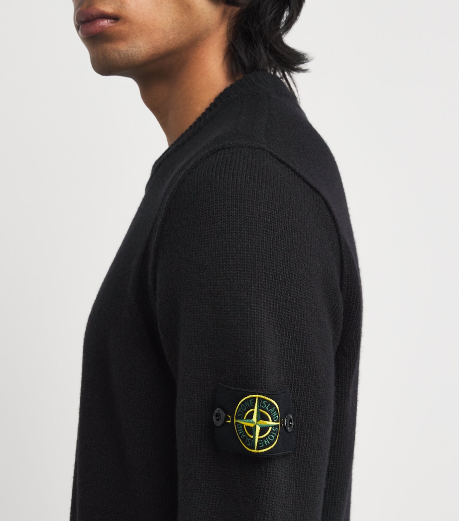 Virgin Wool-Blend Midweight Sweater V0029 Image 6