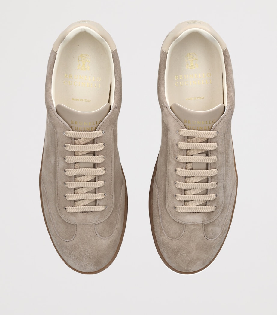 Suede T-Toe Sneakers BEIGE Image 4