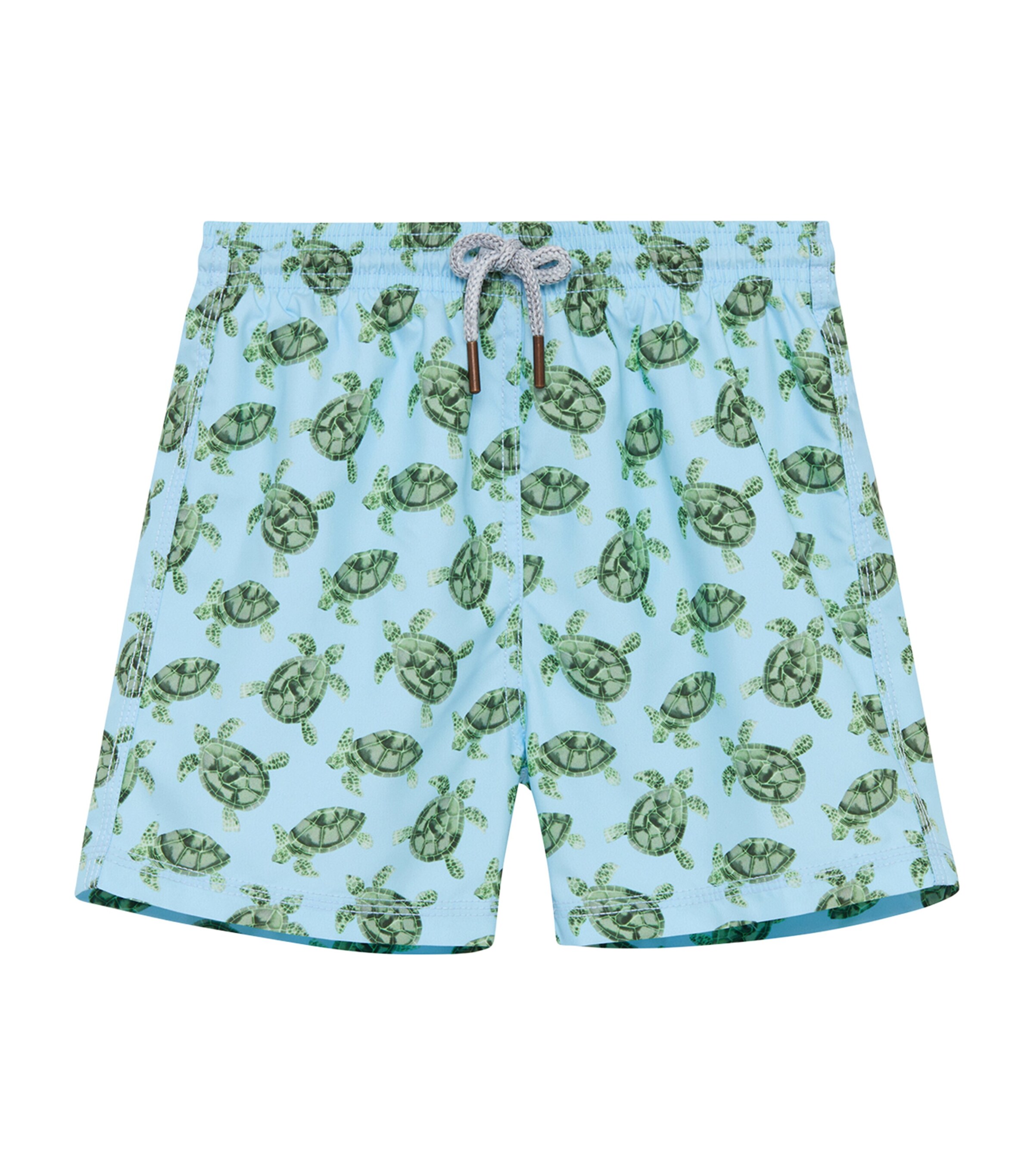 Trotters Daddy & Me Turtle Swim Shorts (2-5 Years) Blue/turtle Image 1
