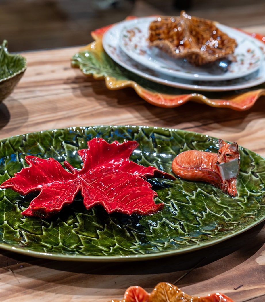Acorn Oval Platter (40cm) GREEN Image 2