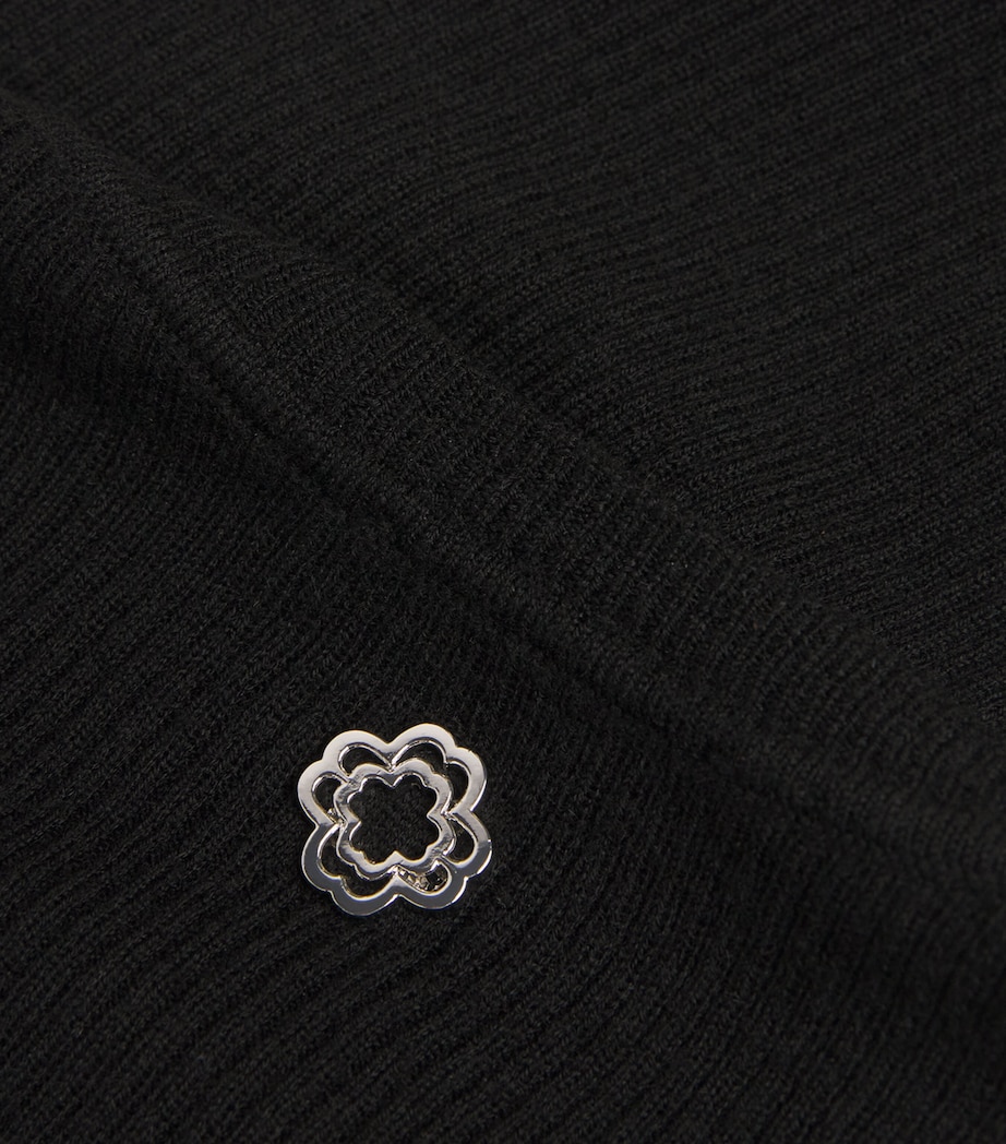 Wool-Silk Sweater BLACK Image 5