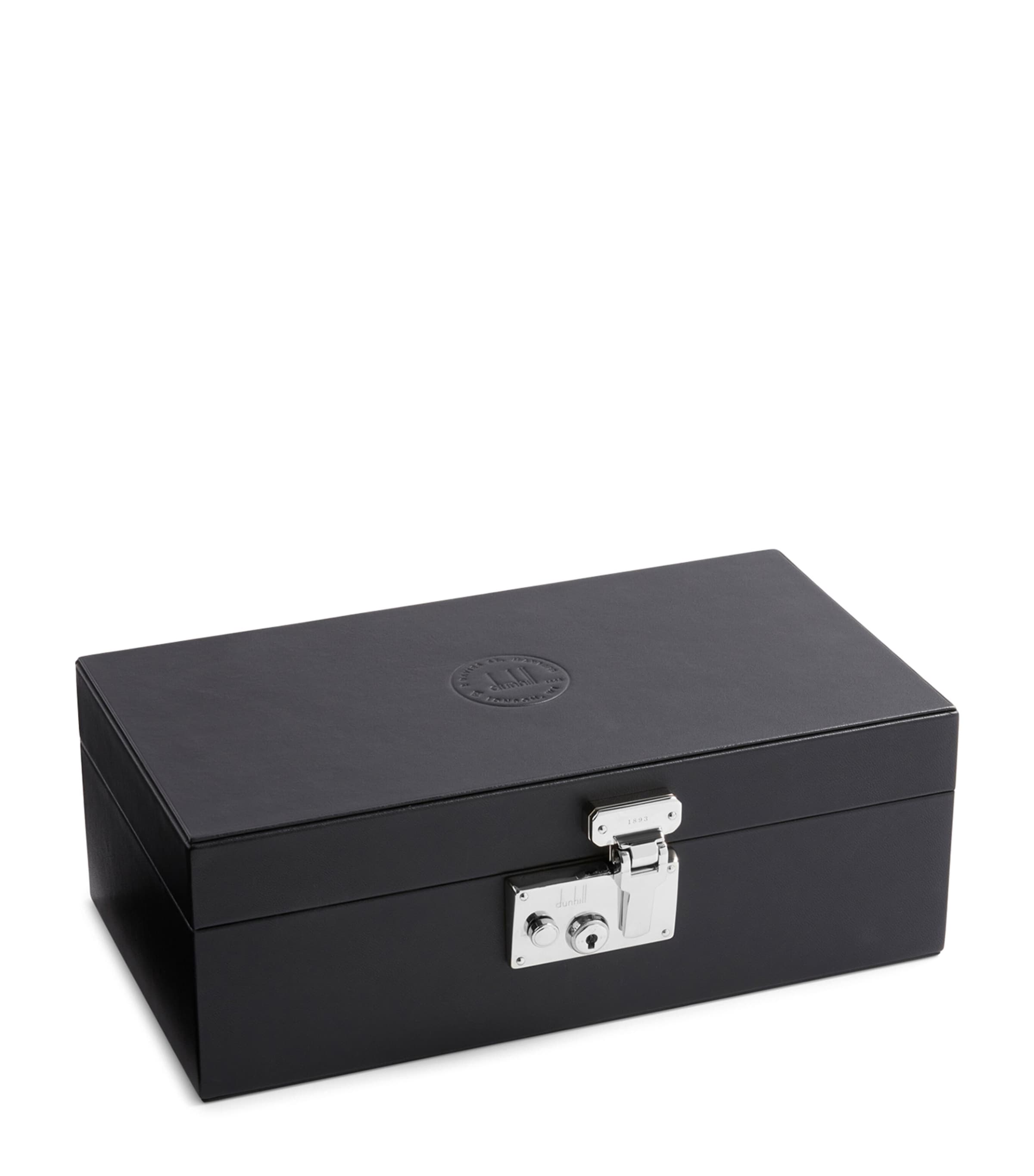 Leather 3-Piece Watch Box 001BLACK Image 1