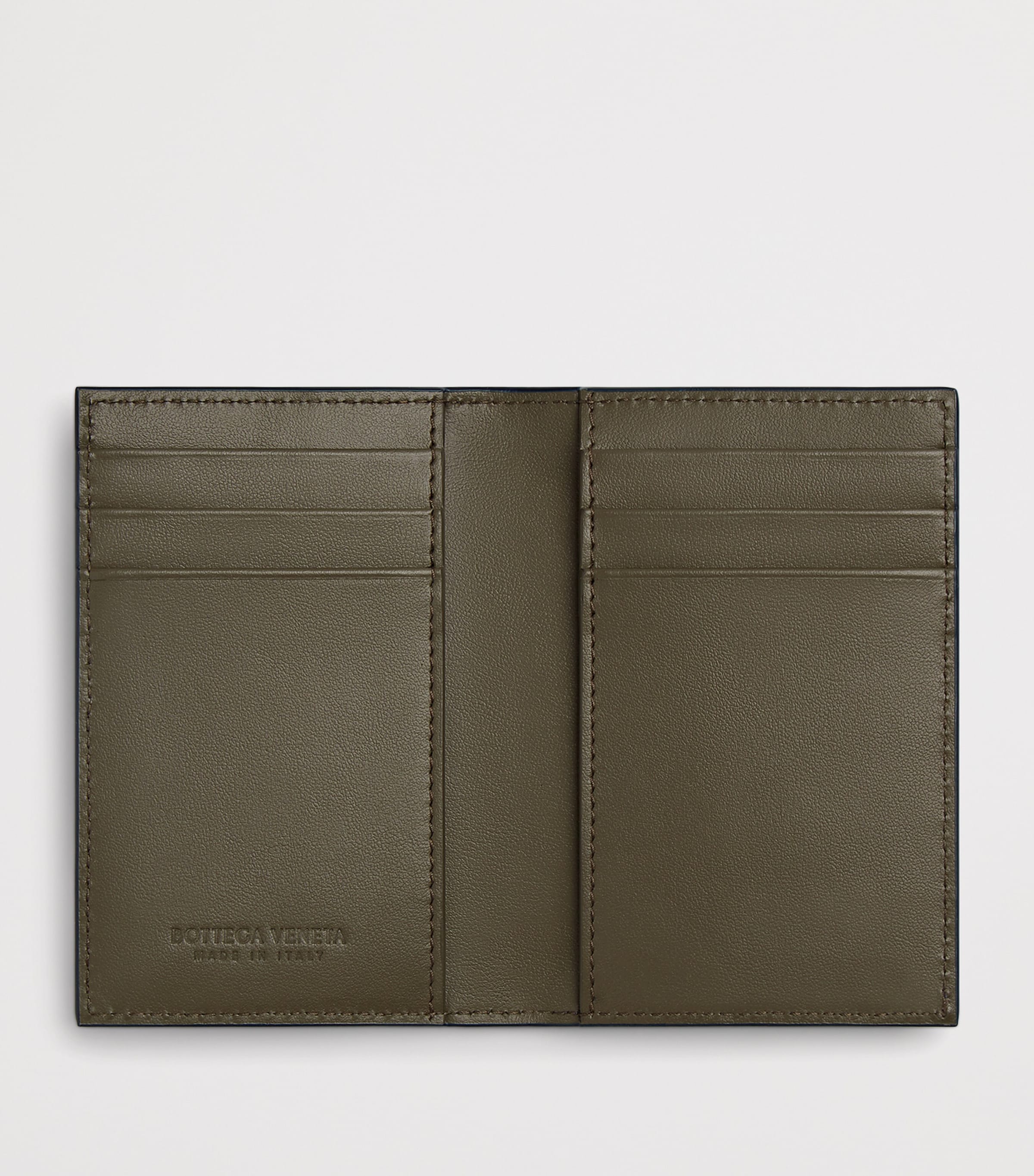 Bottega Veneta Leather Intrecciato Card Holder Image 2
