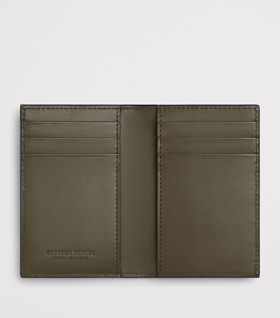 Bottega Veneta Leather Intrecciato Card Holder Image 2