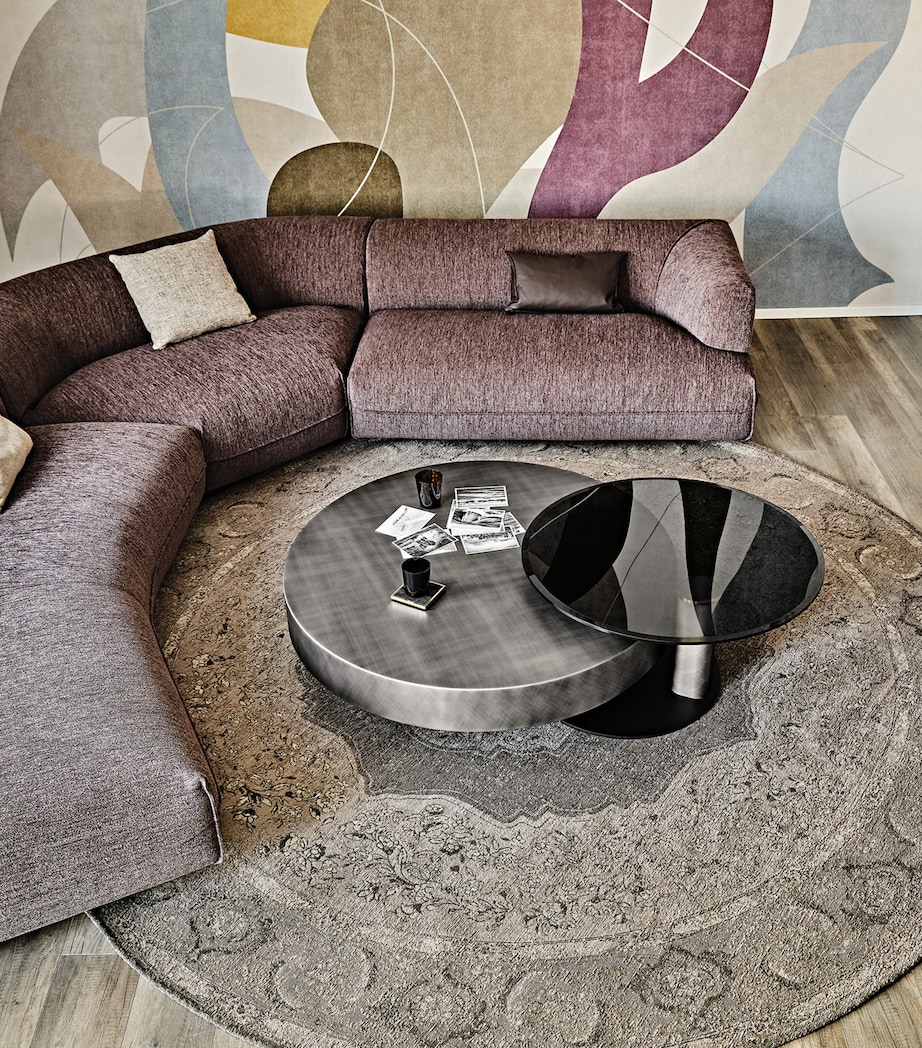 Glass Arena Bond Coffee Table FUME GLASS Image 4