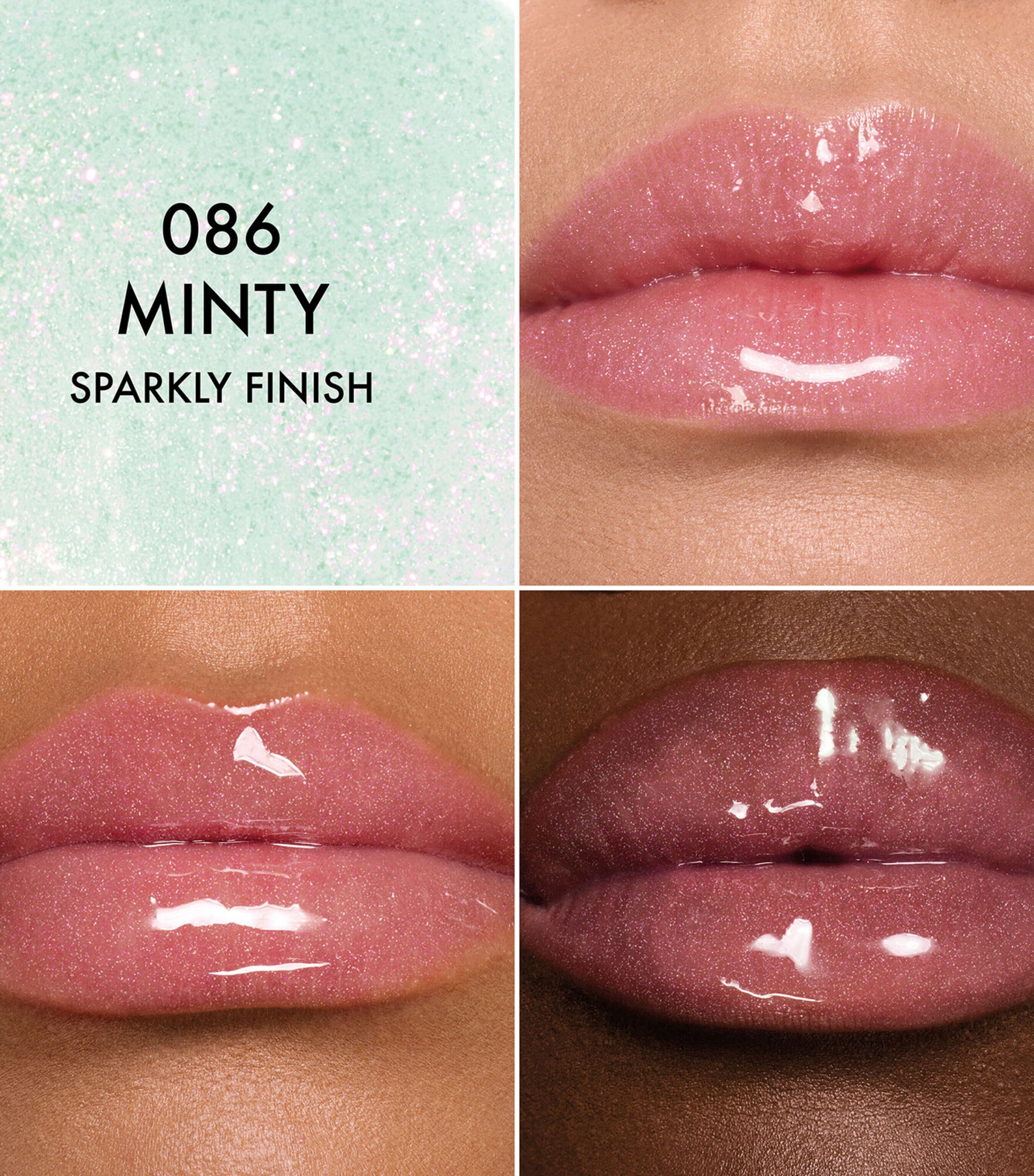 Dior Addict Lip Glow Oil 086 MINTY SPARKLY Image 2