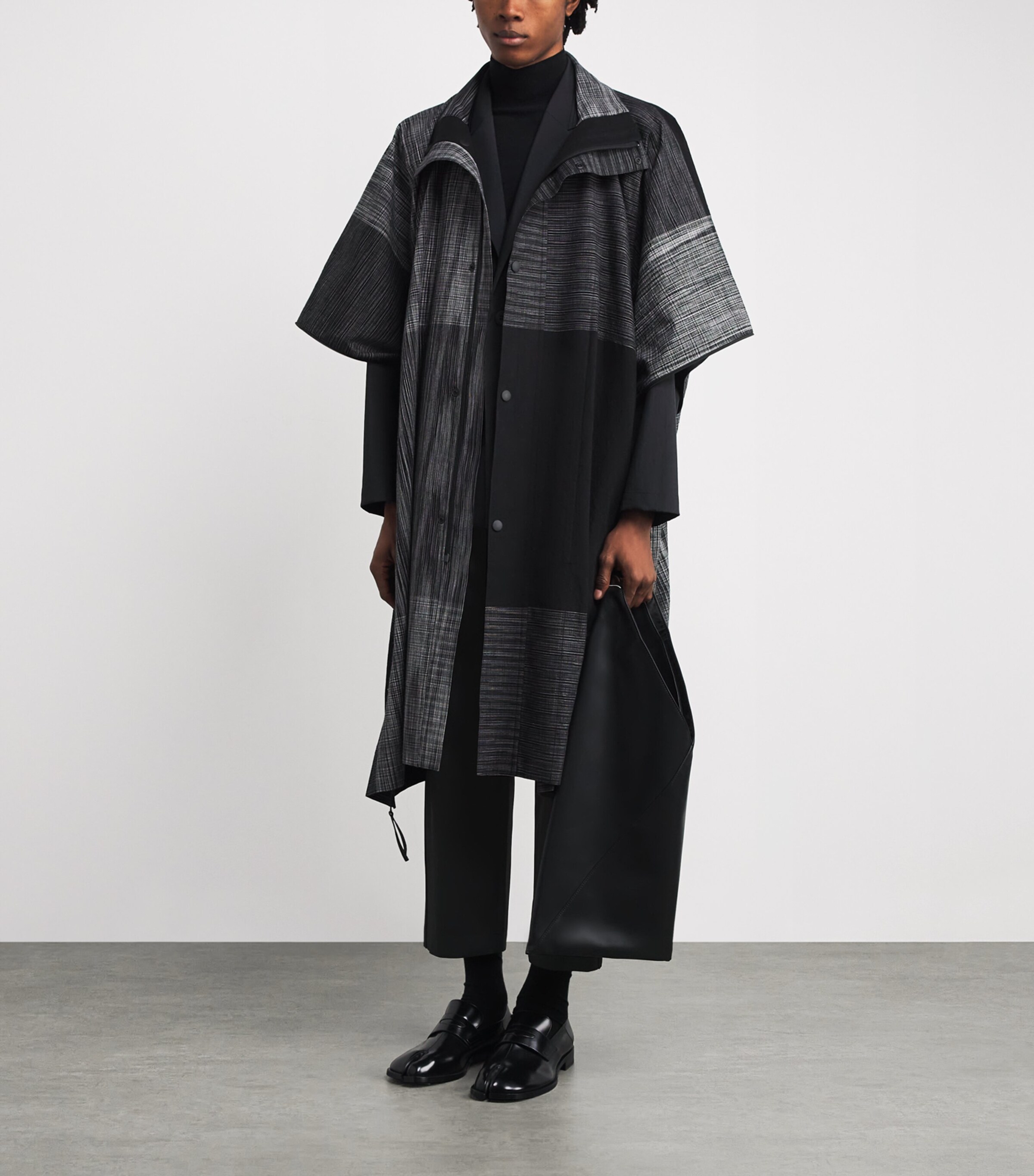 Air Pleats Tailored Trousers 15-BLACK Image 2