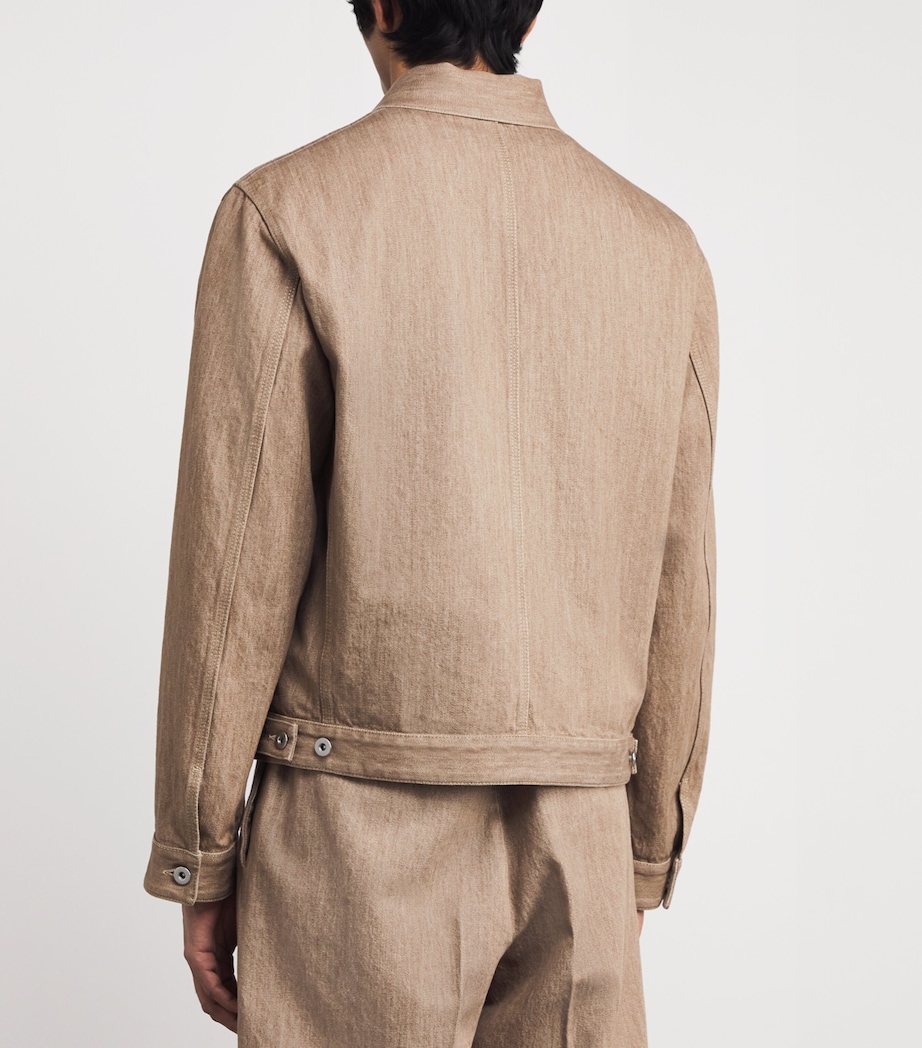 Tailored Denim Jacket 217 BARLEY Image 4