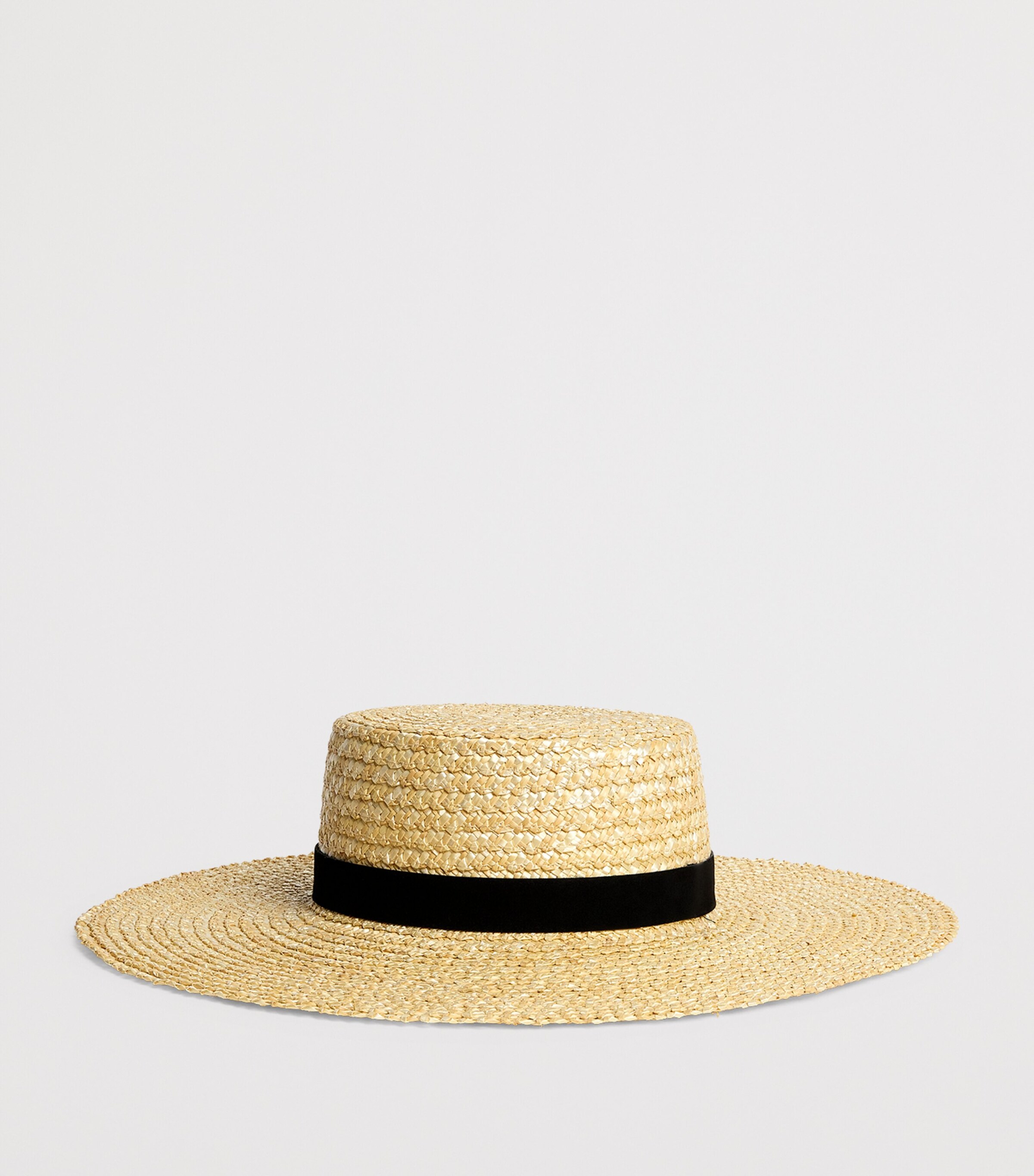 Raffia Mira Boater Hat MAPLE Image 3