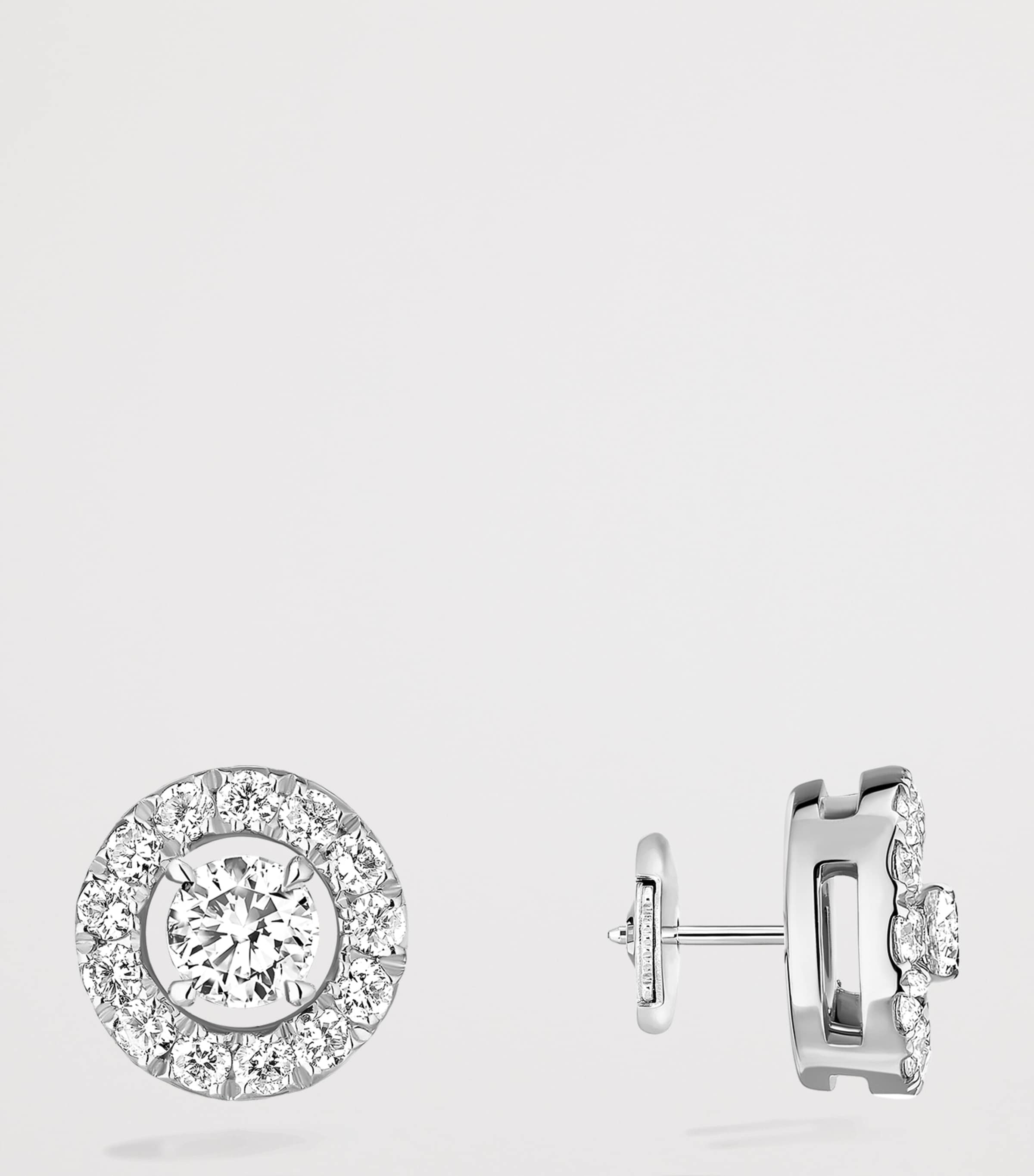 Messika Joy White Gold and Diamond Small Stud Earrings (0.15ct) White Gold Image 3