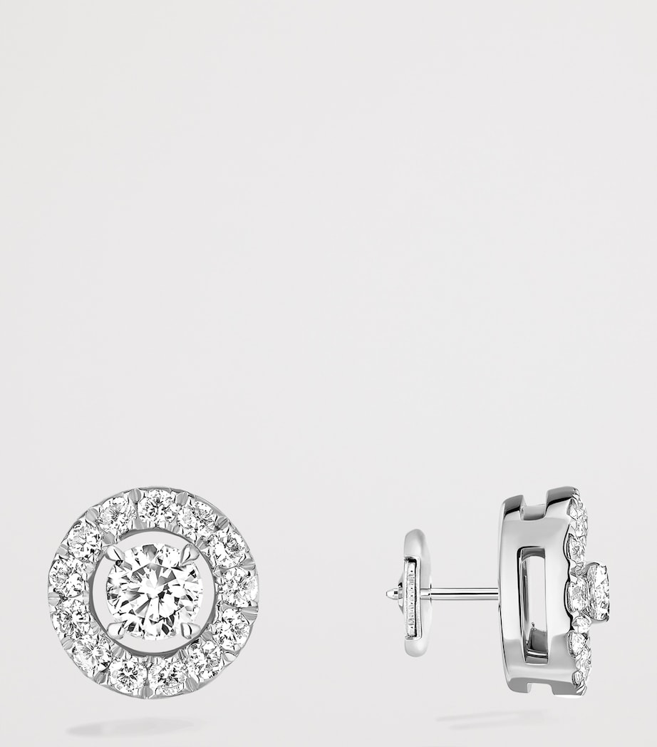 Messika Joy White Gold and Diamond Small Stud Earrings (0.15ct) White Gold Image 3