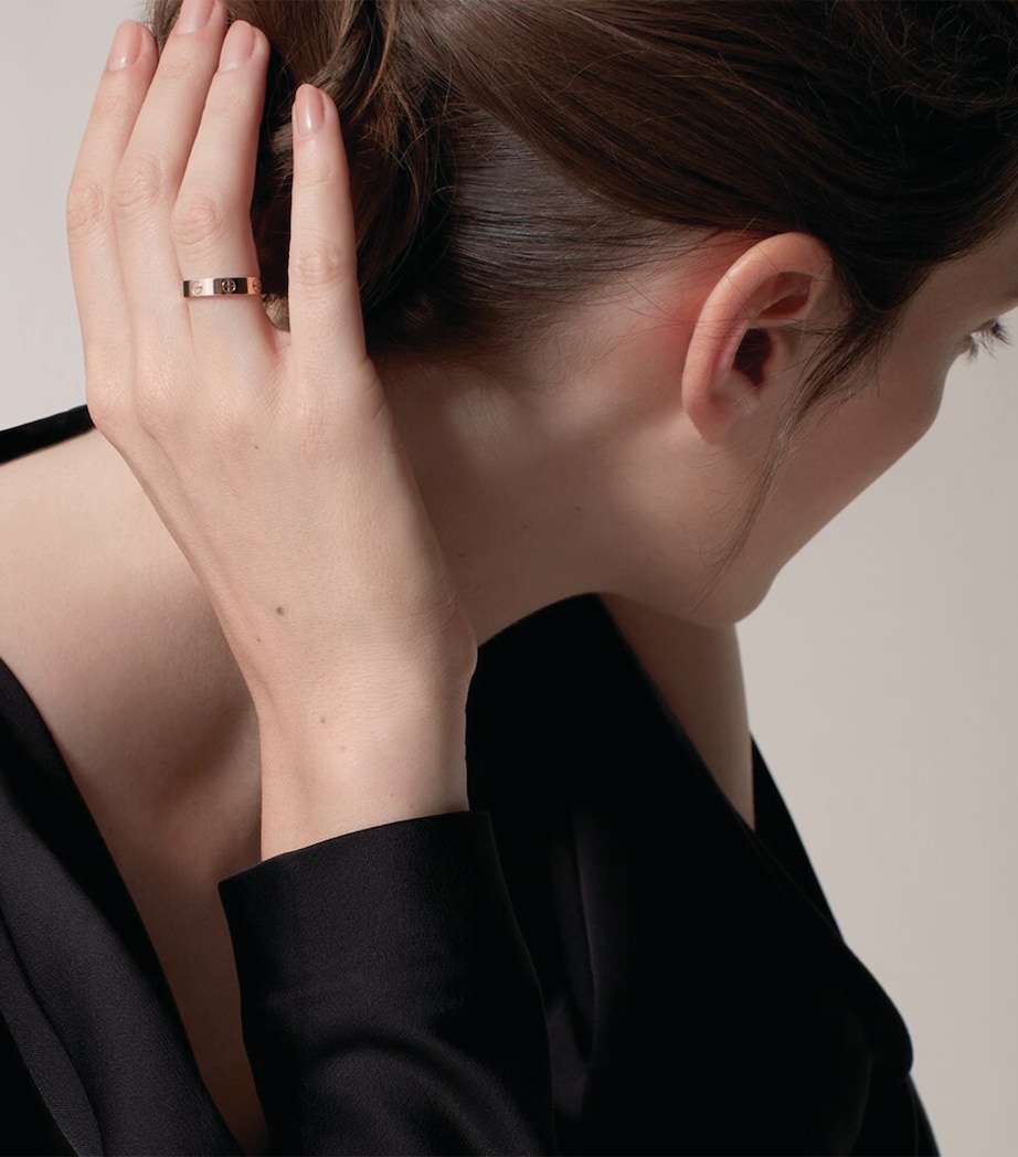 Rose Gold LOVE Wedding Band MULTI Image 2