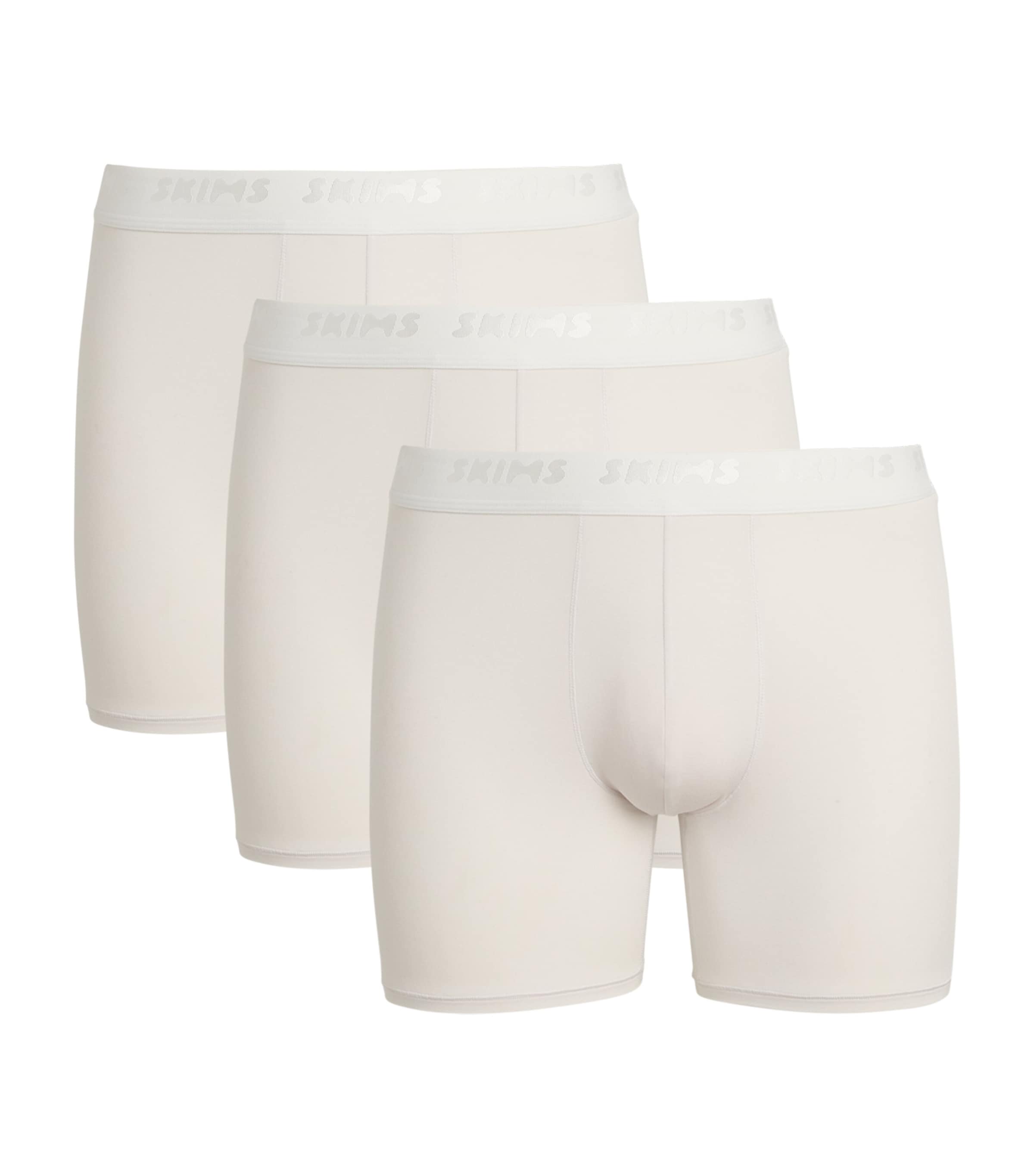 Stretch-Jersey Boxer Briefs (Pack of 3) CHALK Image 1