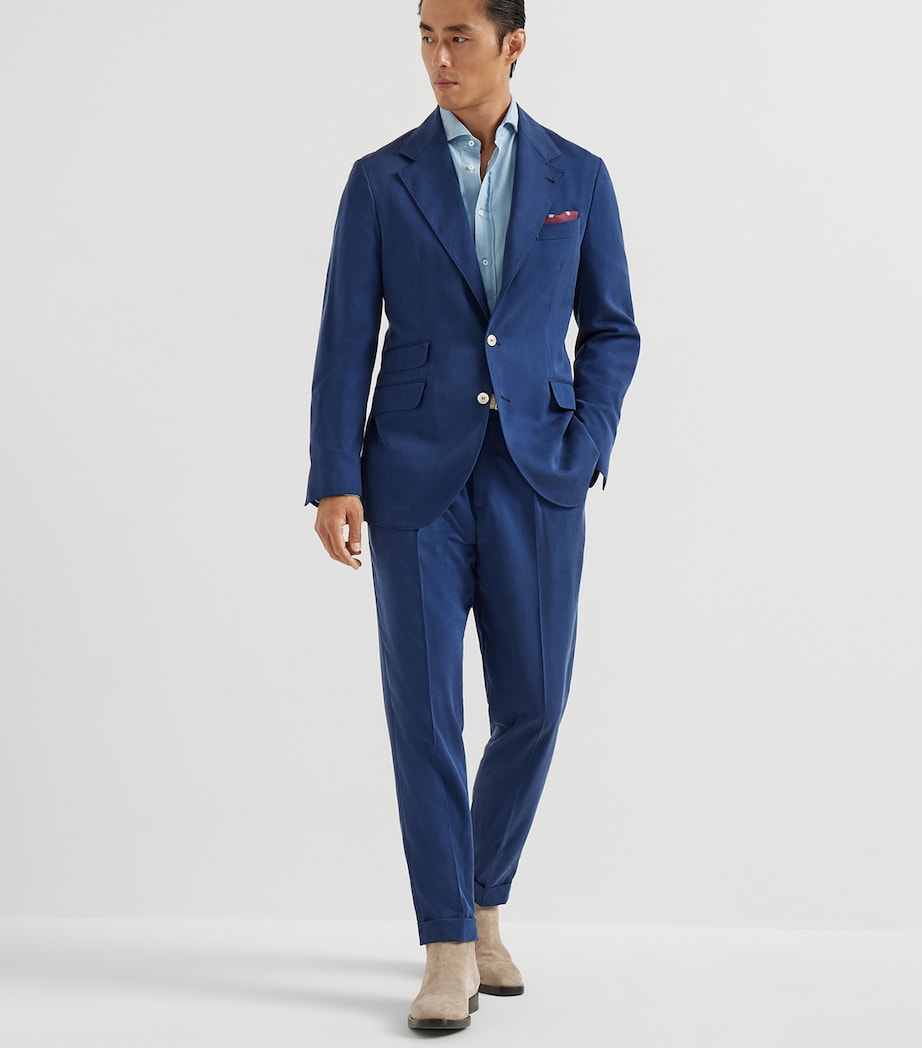 Silk 2-Piece Suit C1031 Image 2