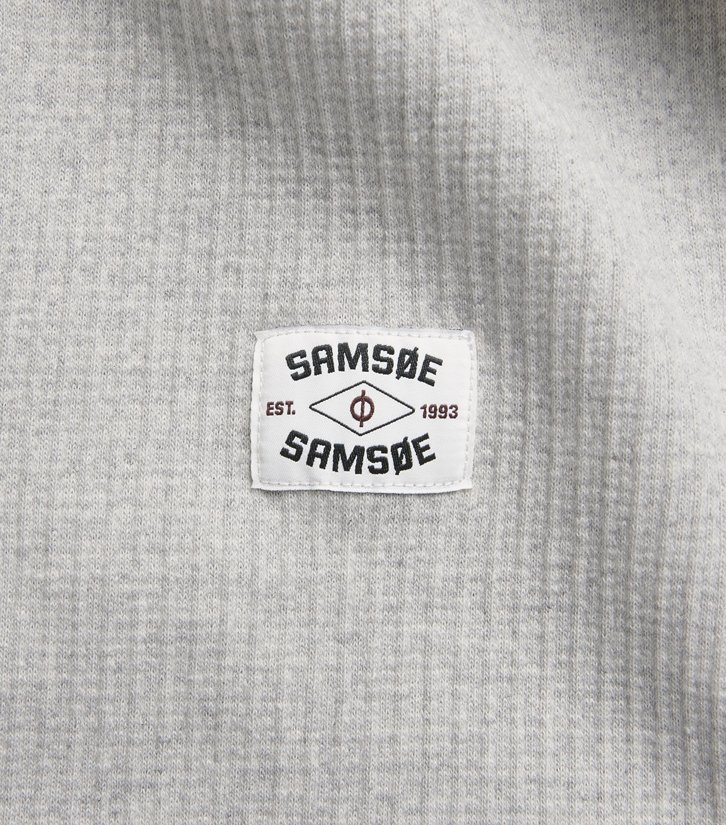 Samsøe Samsøe Mens Sajason T-Shirt Grey Mel. Image 2