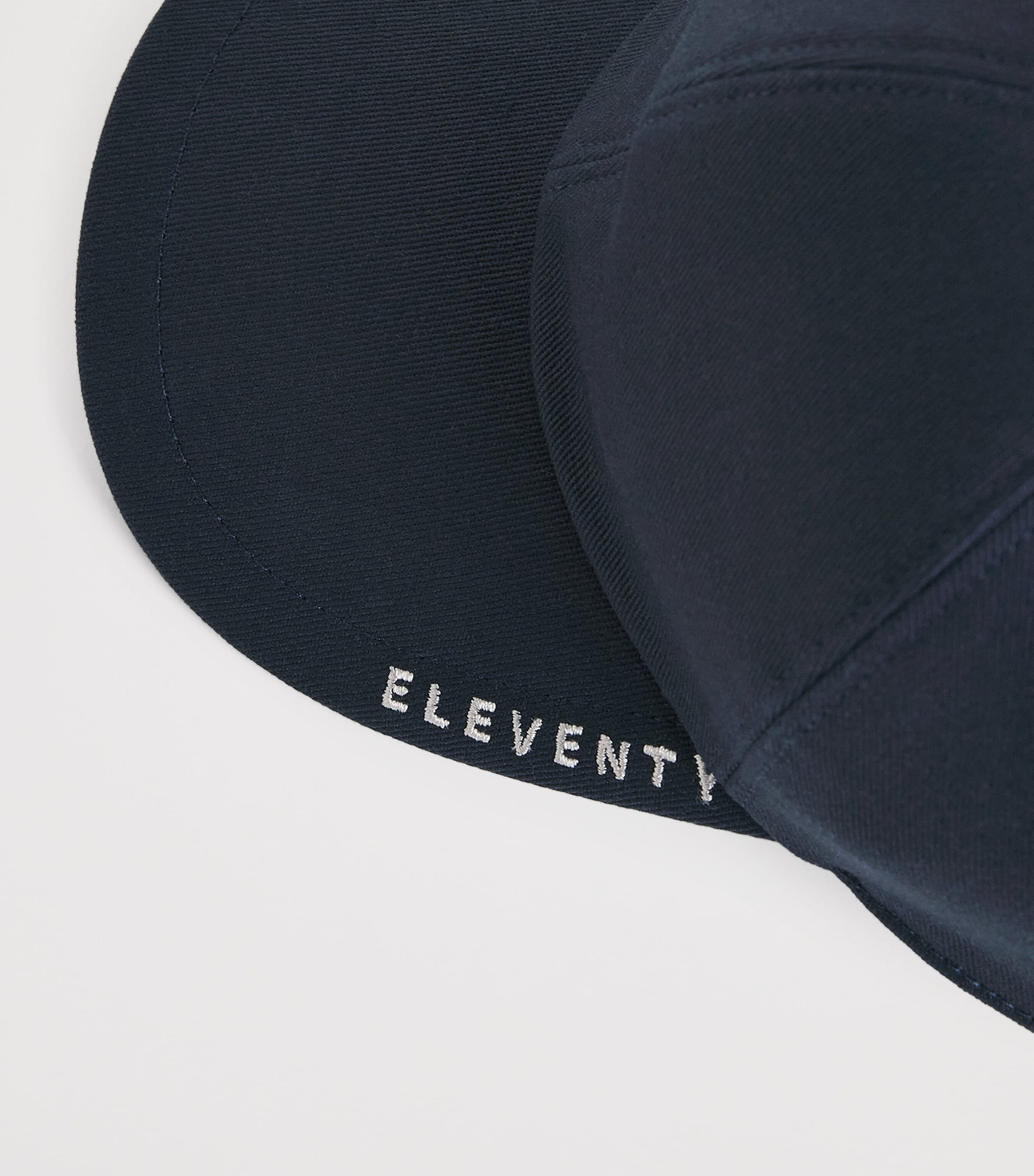Eleventy Embroidered Logo Baseball Cap Blu Image 4