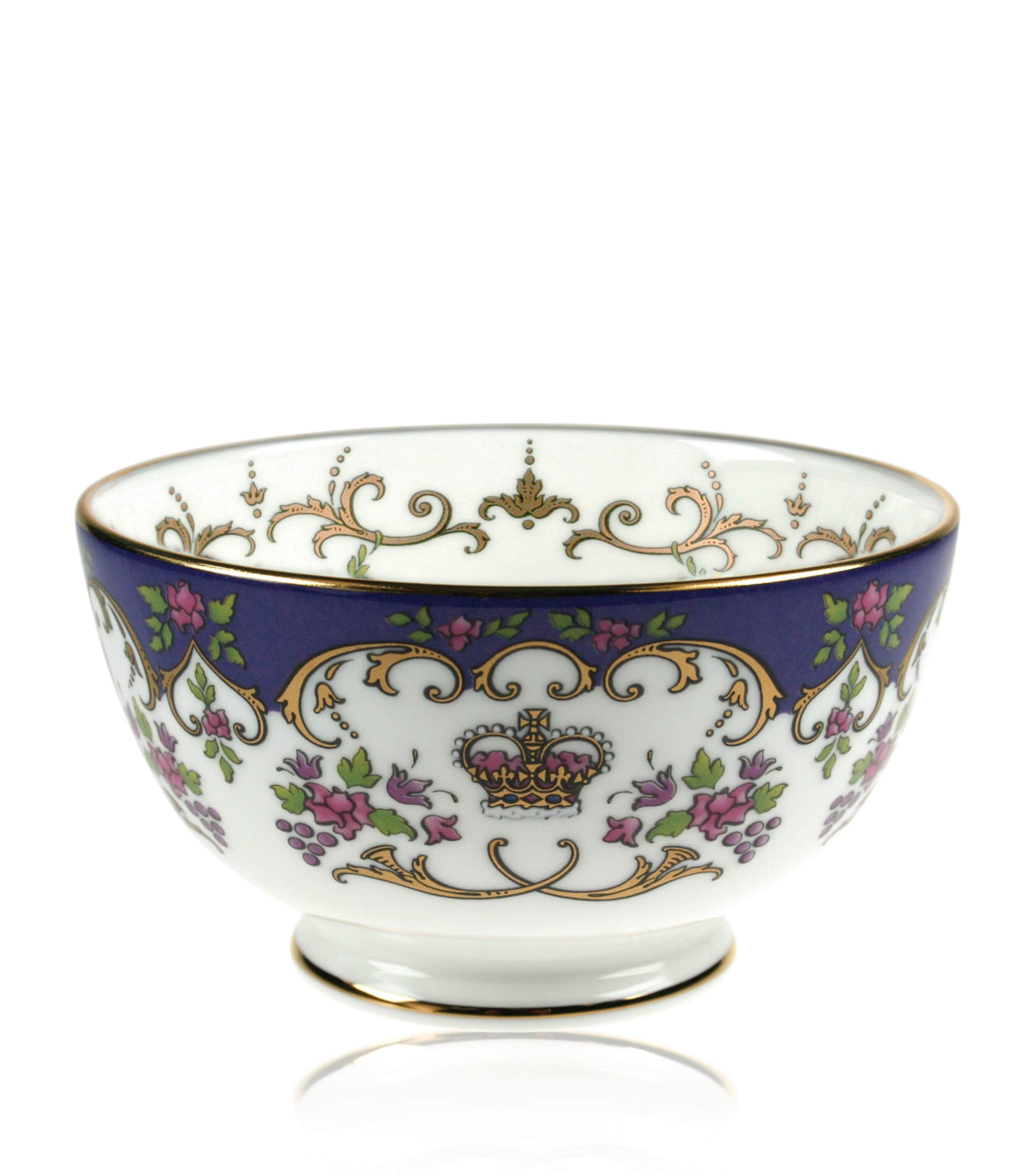 Harrods Queen Victoria Sugar Bowl In Blue