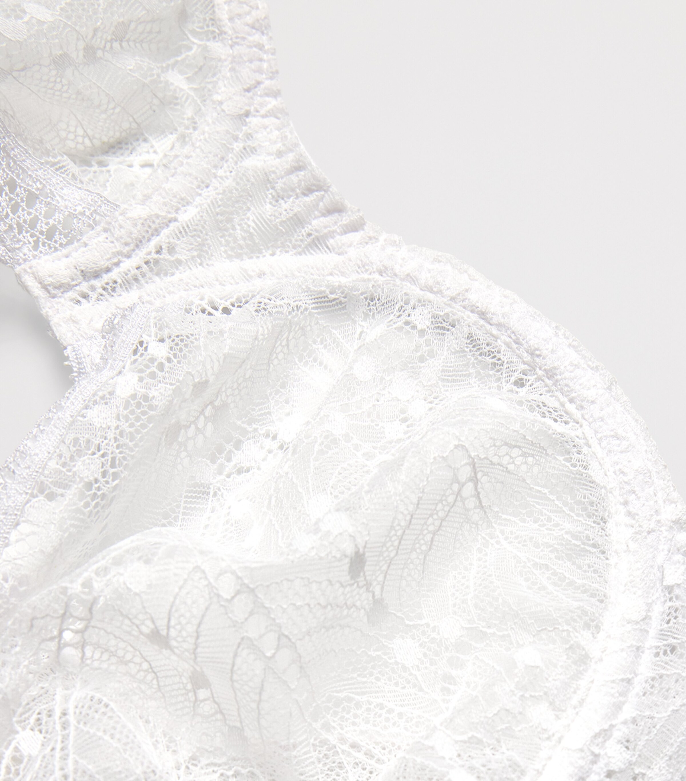 Lace Comète Plunge Bra 011 BLANC Image 4