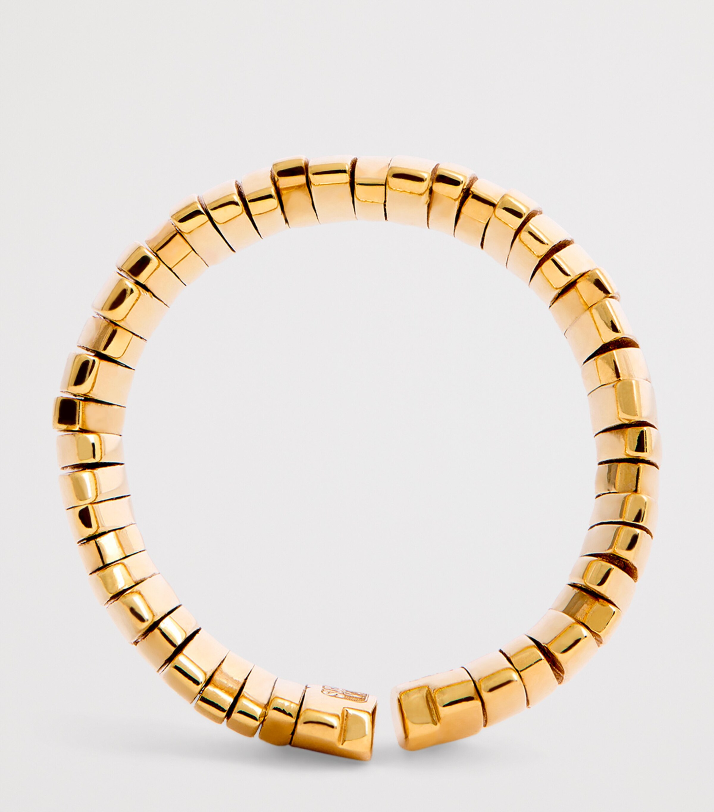 Suzanne Kalan Yellow Gold Golden Jagged Wide Band Yg Image 4