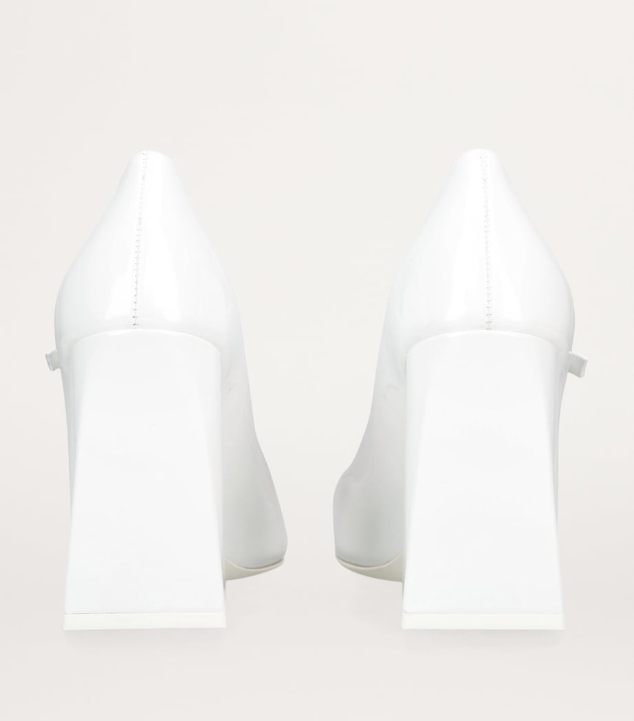 Patent Leather Charlotte Mary Janes 95 WHITE Image 2