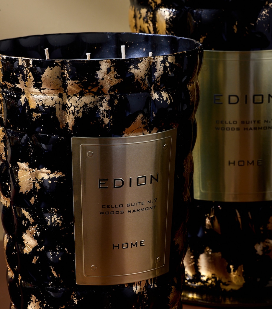 EDION Cello Suite No.7 Wood Harmony Candle (2.5kg) Gold Image 3