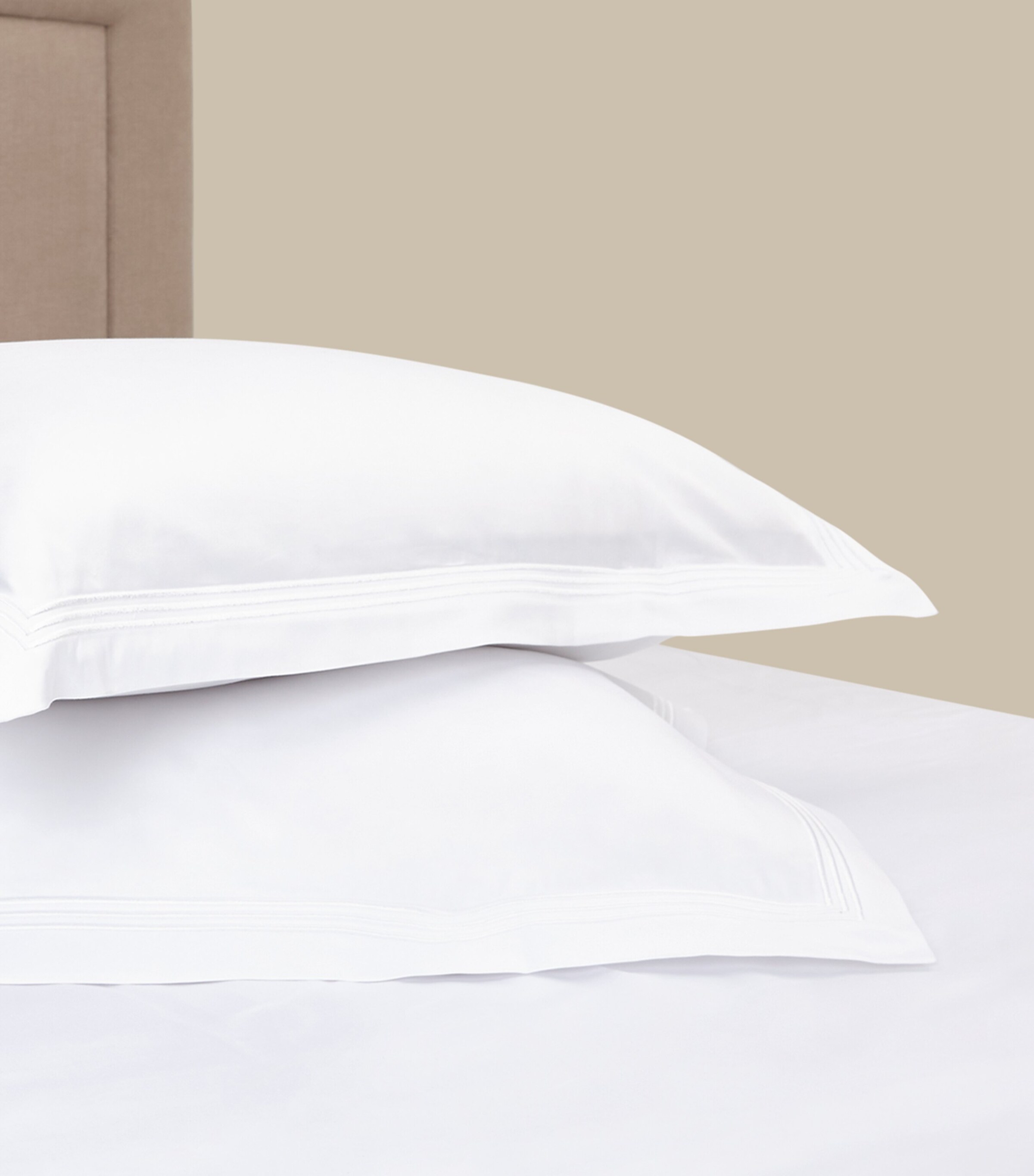 Peter Reed Lancaster Single Flat Sheet (180cm x 275cm) White Image 3