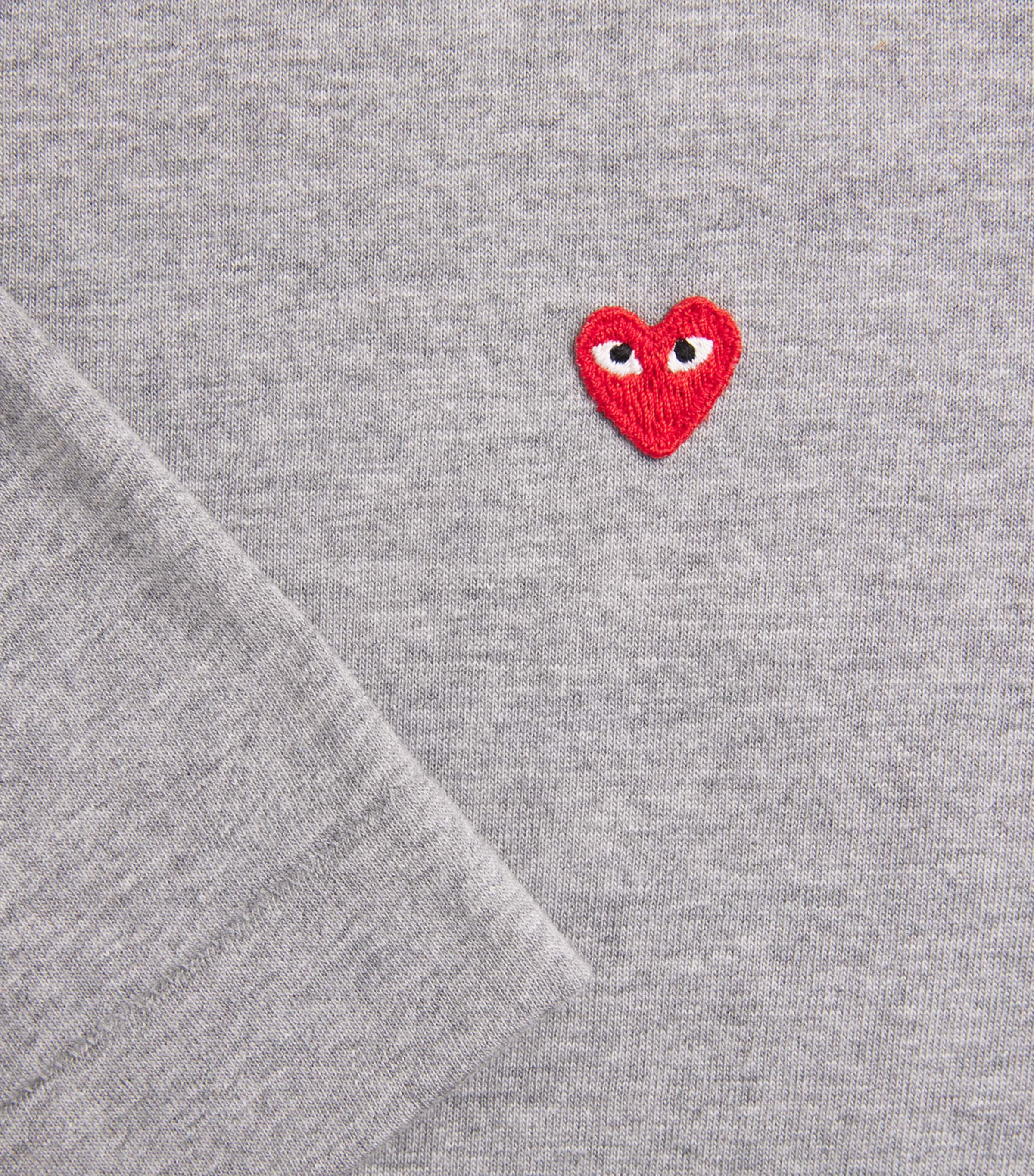 Cotton Mini Heart Logo T-Shirt 1 - GREY Image 5