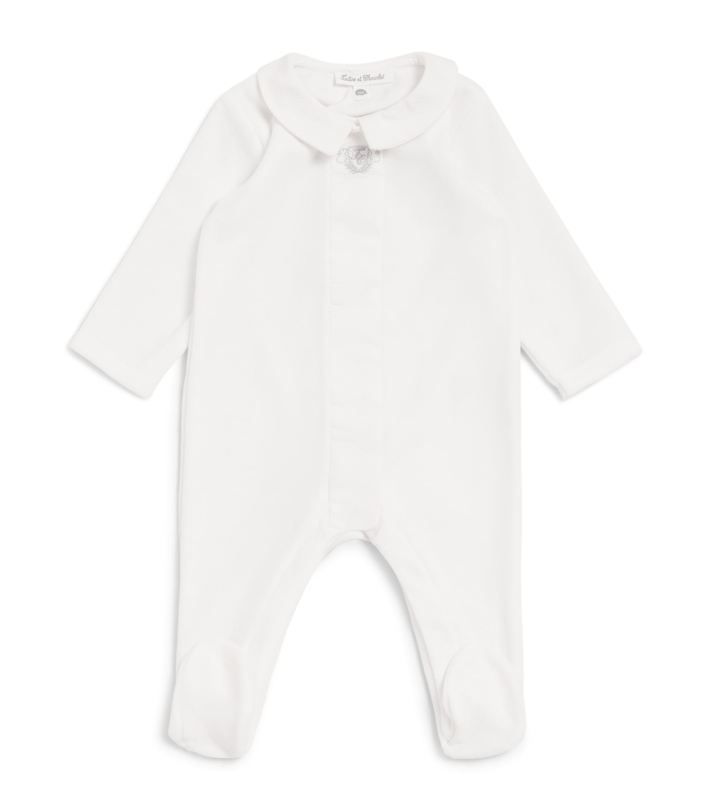 Tartine et Chocolat Velour All-In-One (0-24 Months) Blanc Image 1
